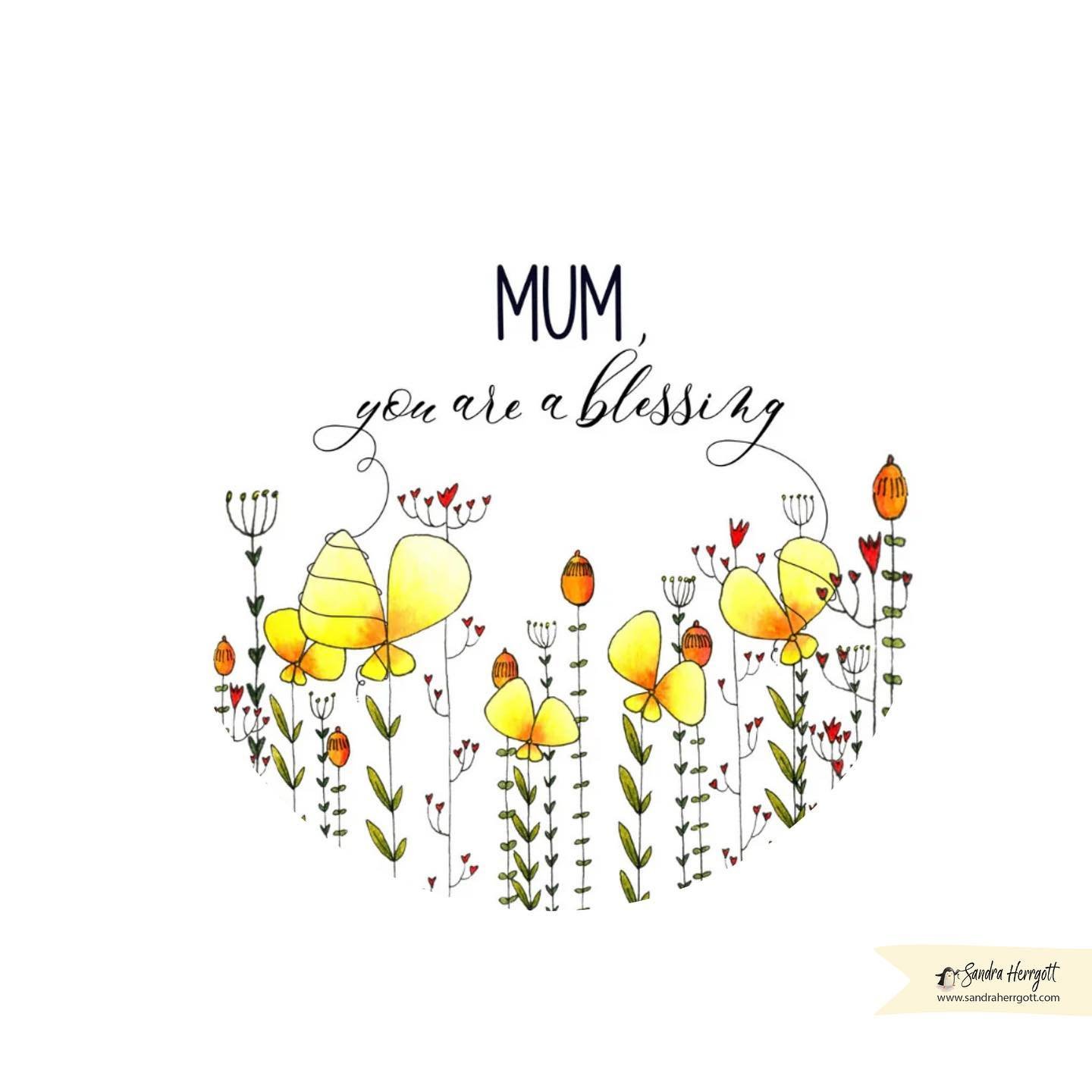 Mums are a blessing. 
Thinking fondly of all the special things my mum would do for me when growing up.
.
For mums who have faithfully walked alongside us, the warmth of this card captures the way blessings can bring light into our lives. (Words by @