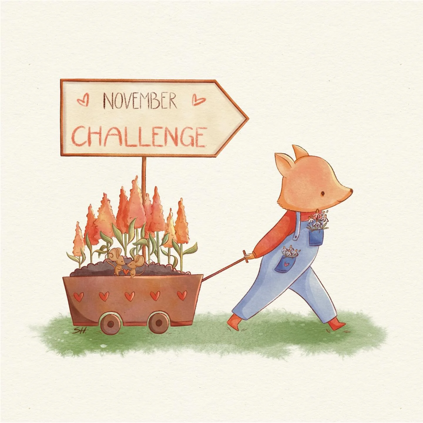 Mr fox and his two little mice friends bringing you our November prompts 
for our #floralsandpraiseforhisglory challenge.
We hope you are able to join us again this month to draw and write God&rsquo;s word.
.
Swipe for details.
.
Leave an emoji if yo