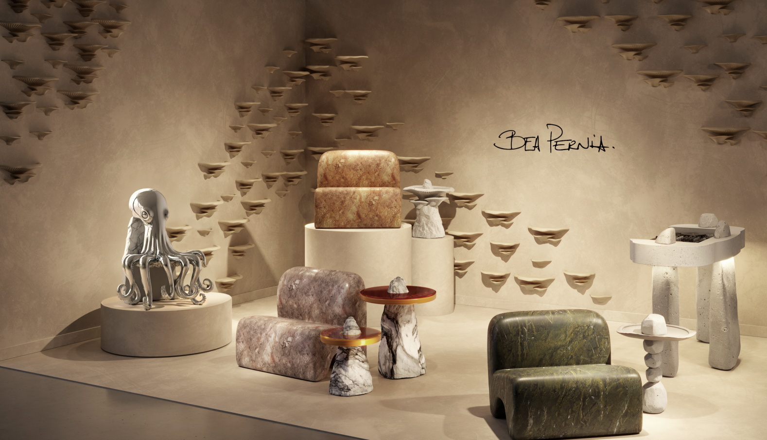 Bea Pernia's "Bubble Collection" at Design Miami 2025