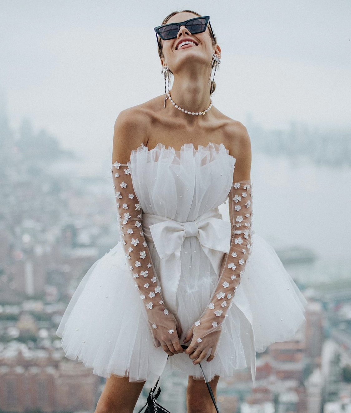 Flirty Floral Gloves - RWVA 2022 Bridal Trends