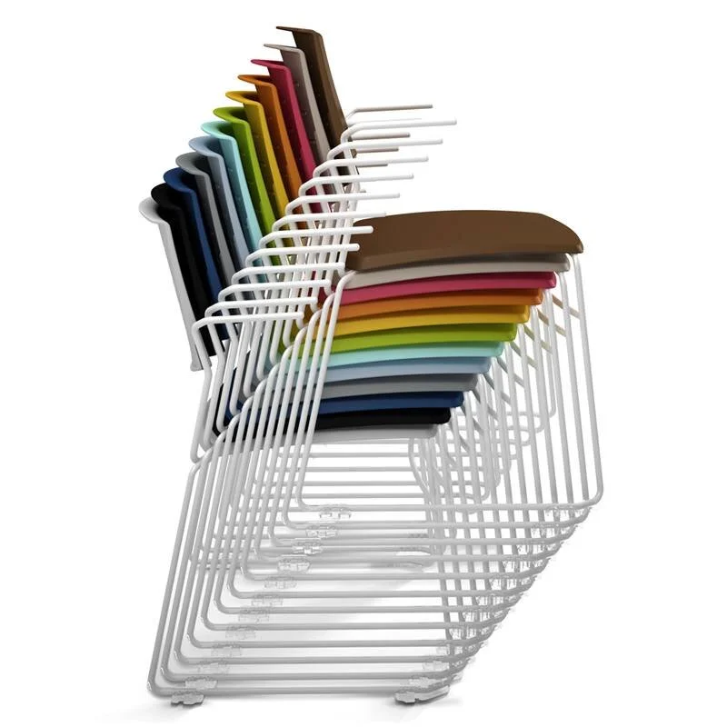 Whether you need comfortable, casual seating for 1 or 100, these stackable chairs are a practical AND stylish solution. Update the look of your cafeteria, waiting room, training room, or town hall meeting space with products by @borgoseating @teknion