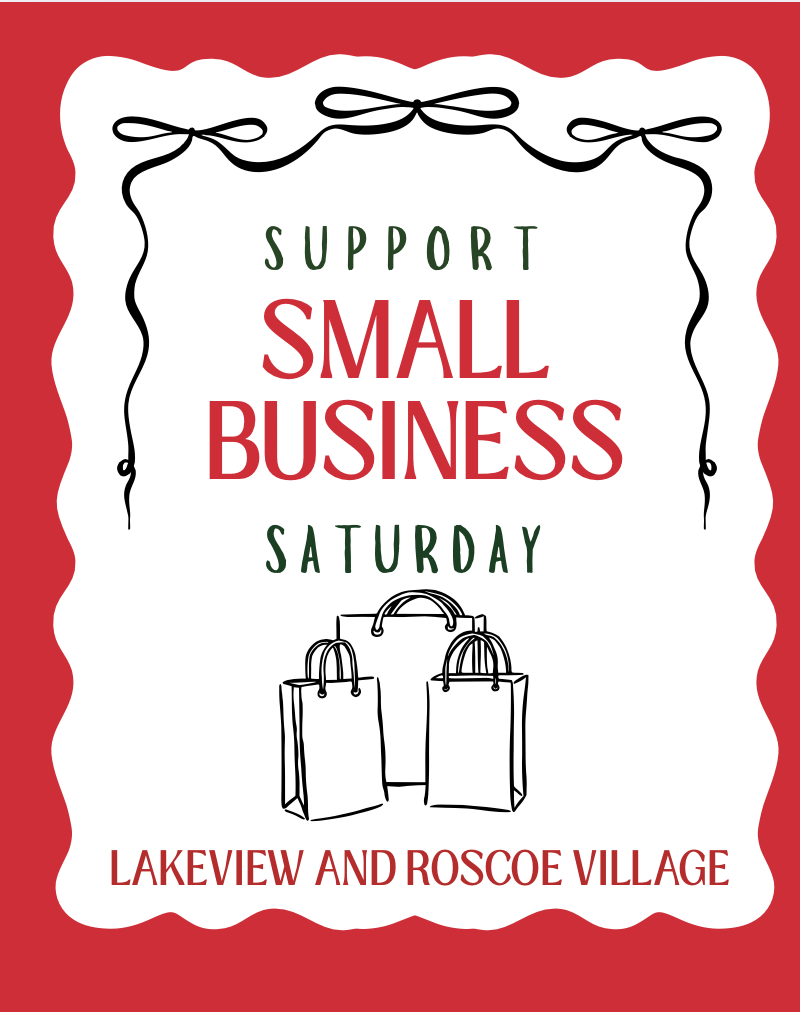 small business saturday 2025 in lakeview &amp; roscoe village