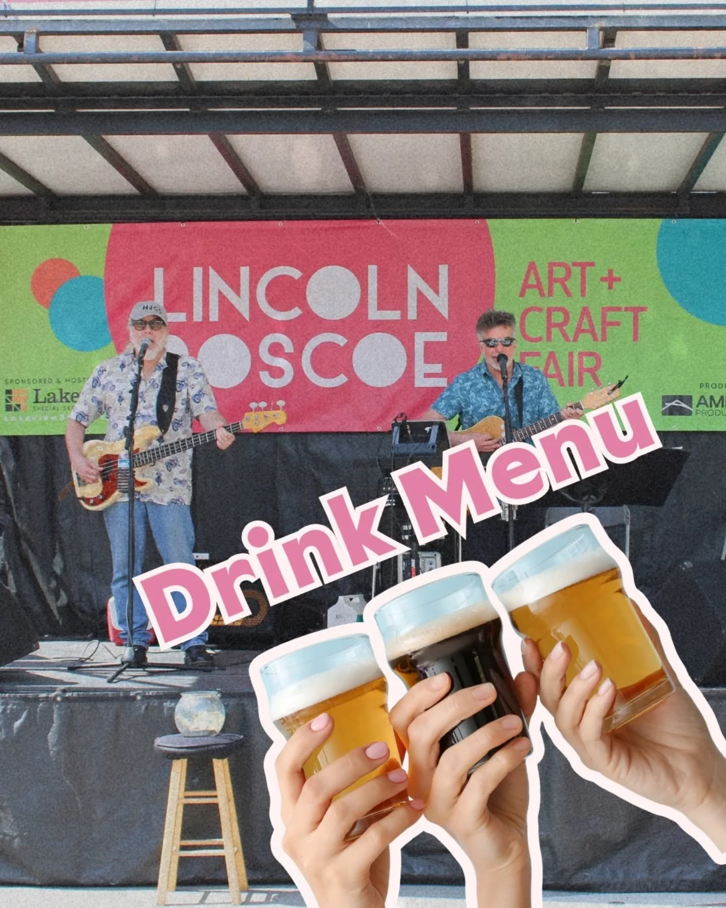 It's only Monday, but who's already excited for the weekend?! We've got your weekend plans set already, complete with a great drink menu! Join us for the Lincoln Roscoe Art + Craft Fair this Saturday and Sunday and have a drink from @revbrewchicago a