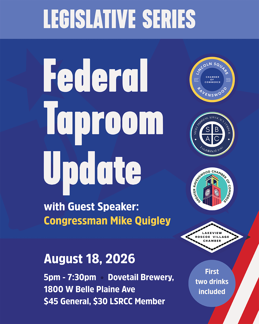 Federal Tap Room Update: With Congressman Mike Quigley