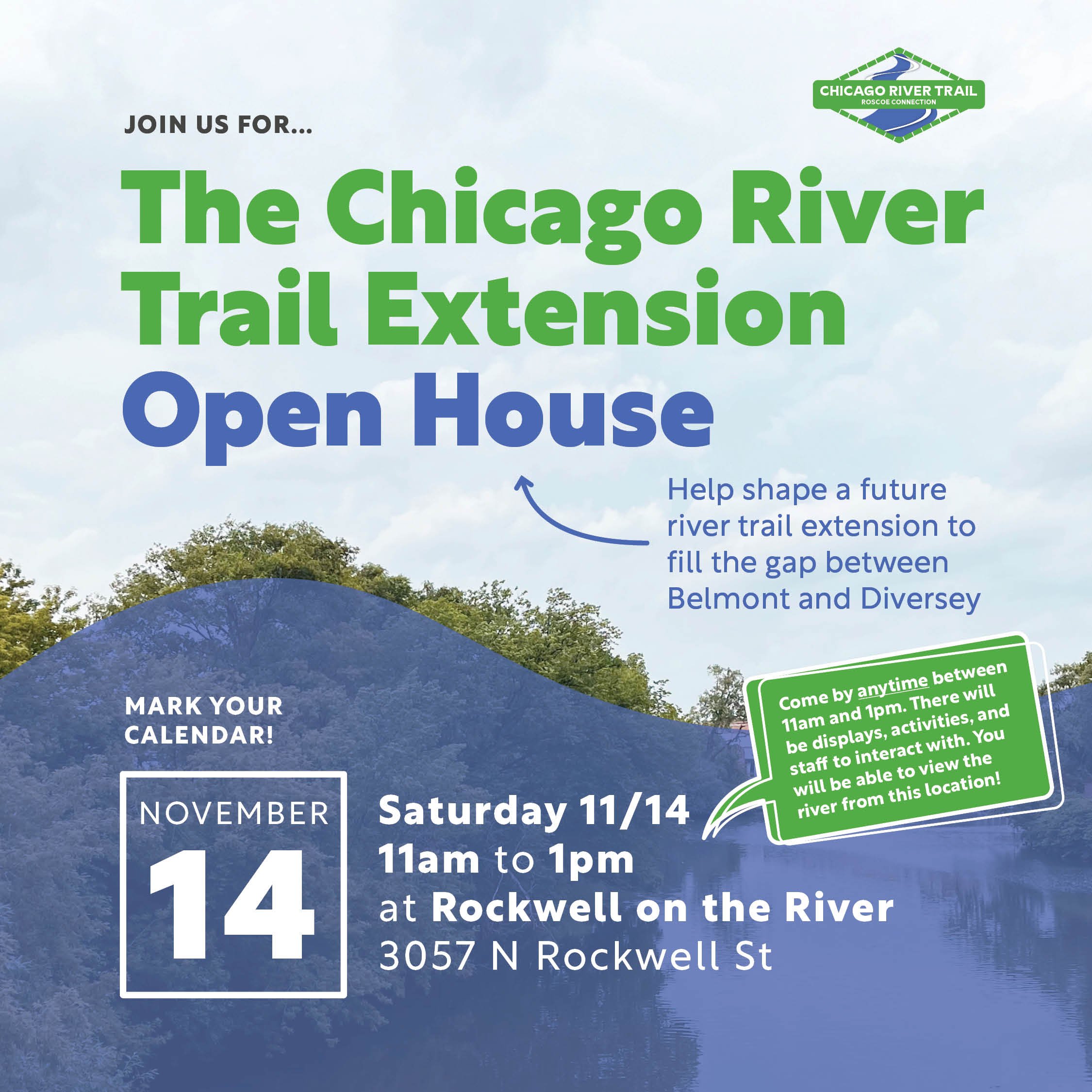 The Chicago River Trail Extension Open House