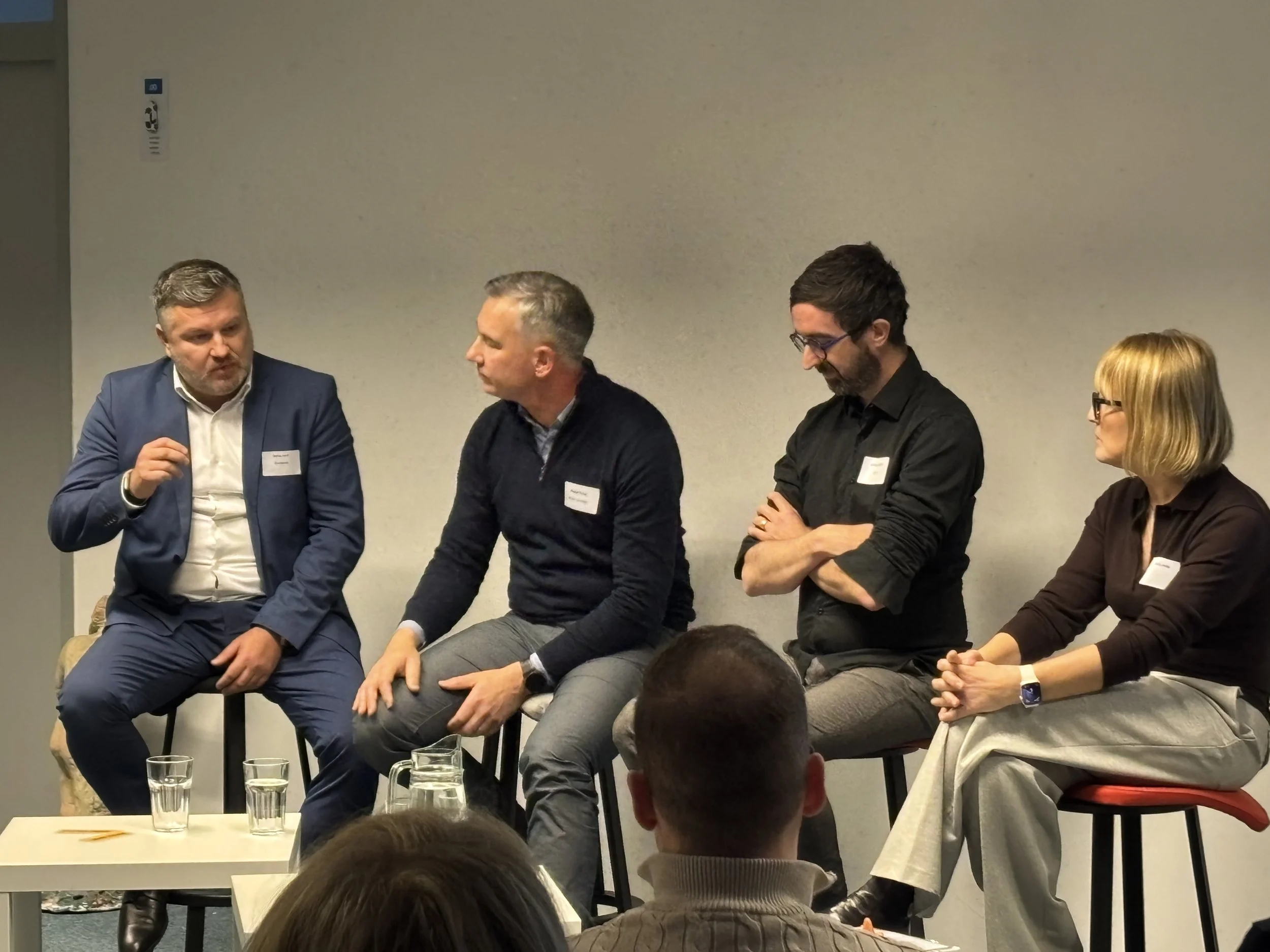 O financah - Darko Jurić, Sparkasse; Boštjan Špetič, Teads; Matjaž Petrič, Knauf Isolation; pogovor je vodila Branka Jerše (ex NiceLabel, Loftware)