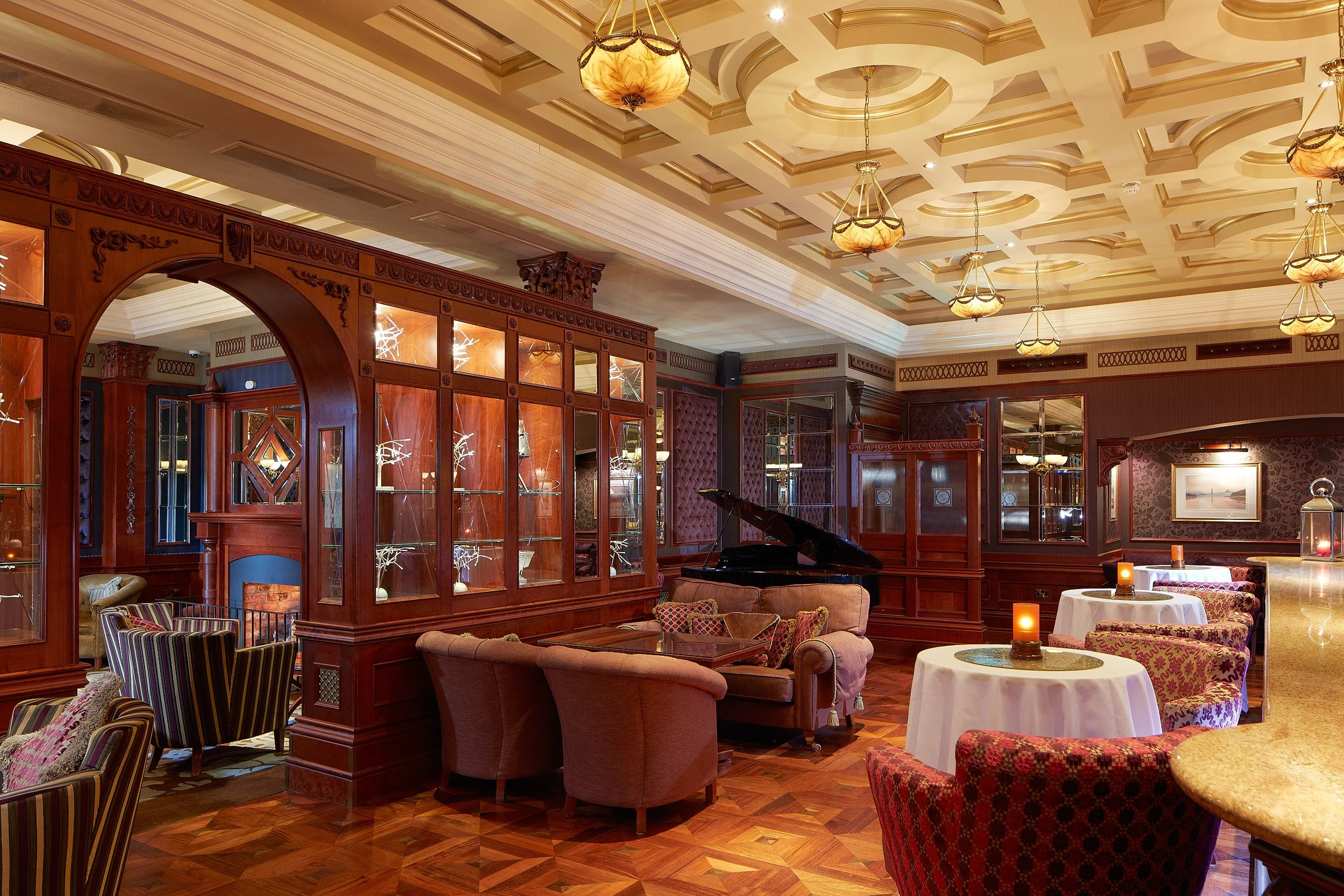Bar area Manor House Country Hotel in County Fermanagh Northern Ireland 