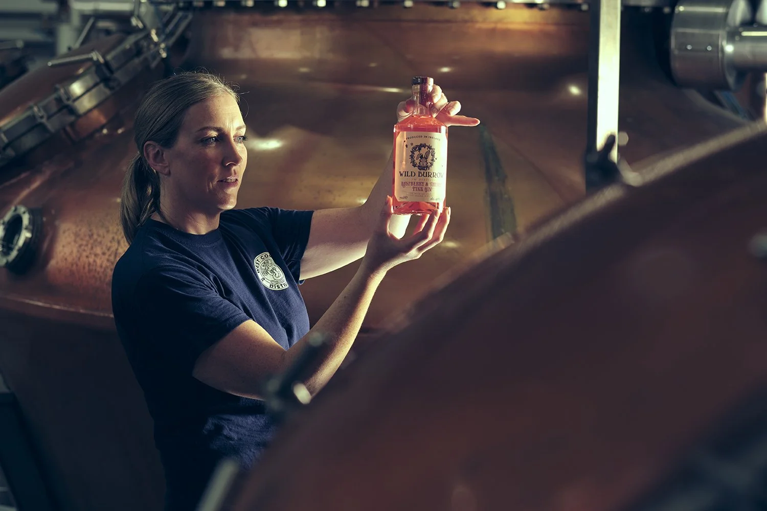 Deirdre Bohane - Industrial copper kettles at West Cork Distillers