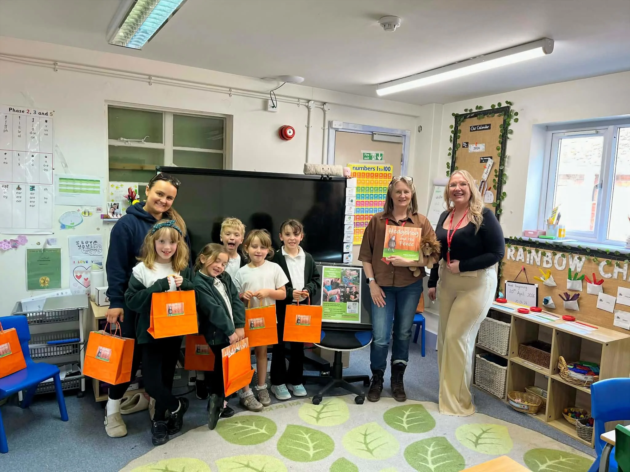 Partnership With Freeman Homes Brings Hedgehog Awareness To Schools