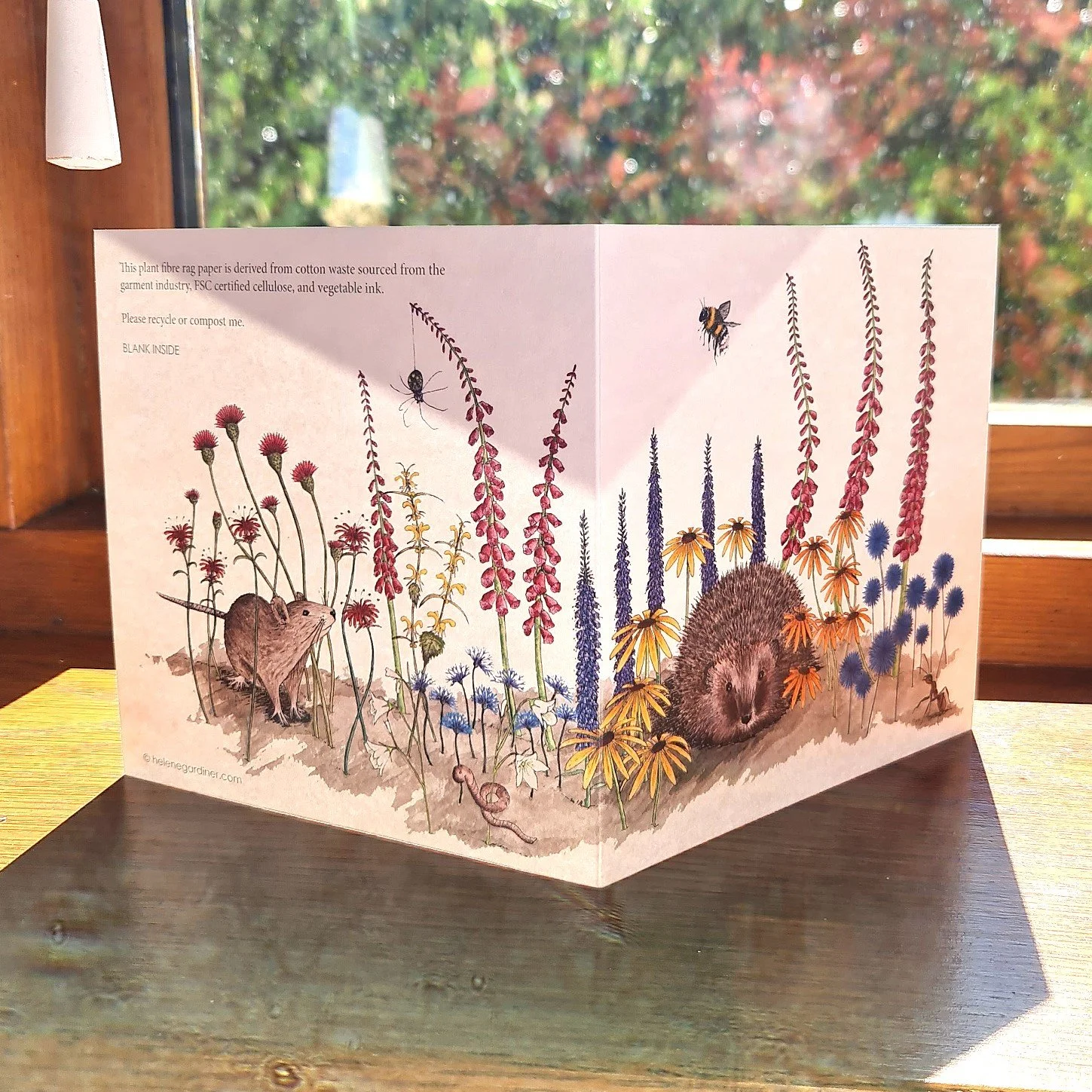 Greetings Card - Cottage Garden