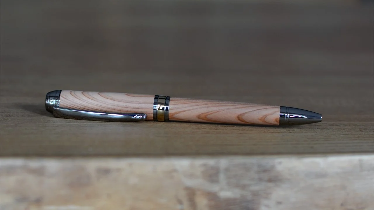 Cedar ballpoint pen