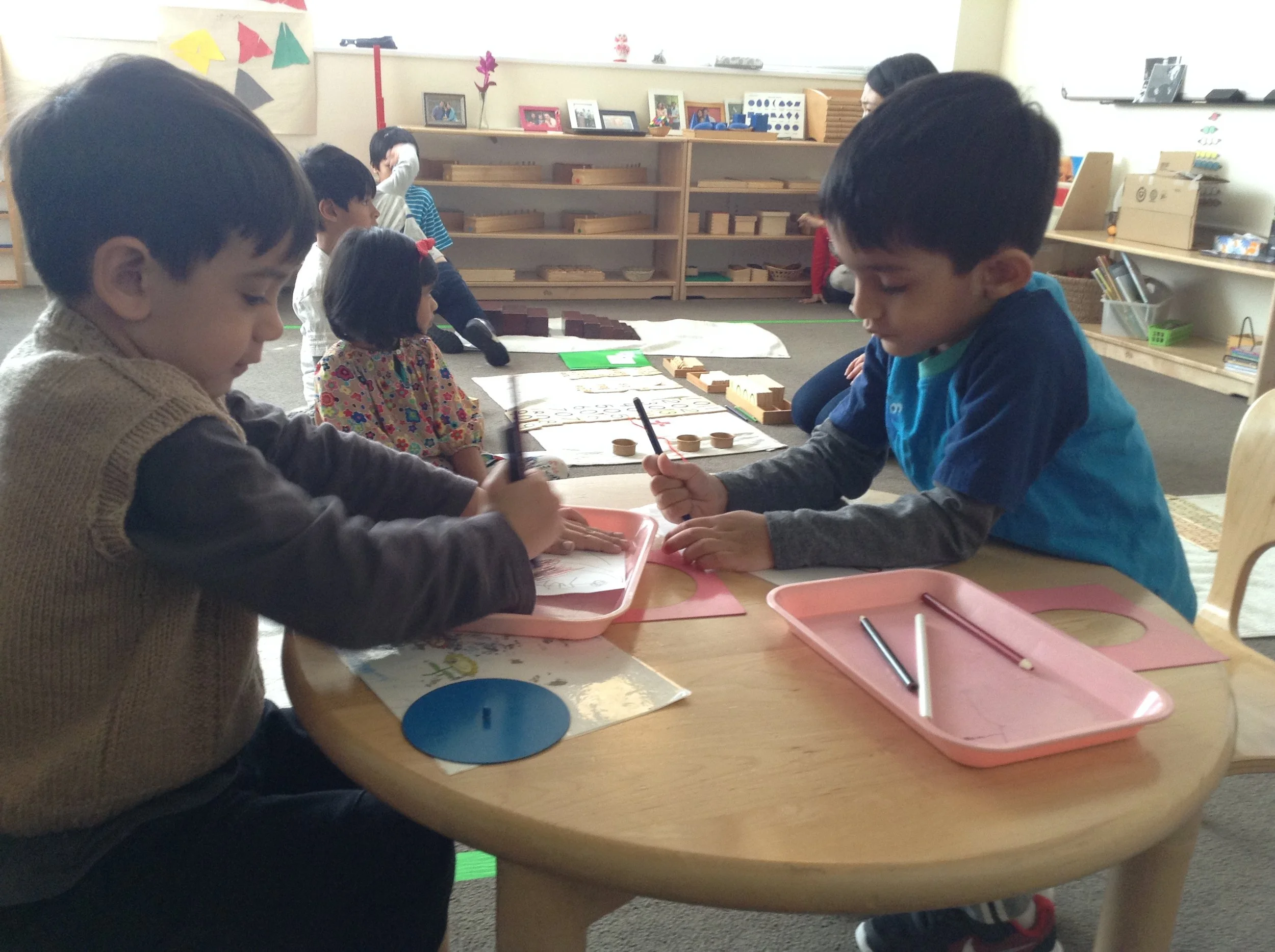 Two friends explore the Metal Insets together.
