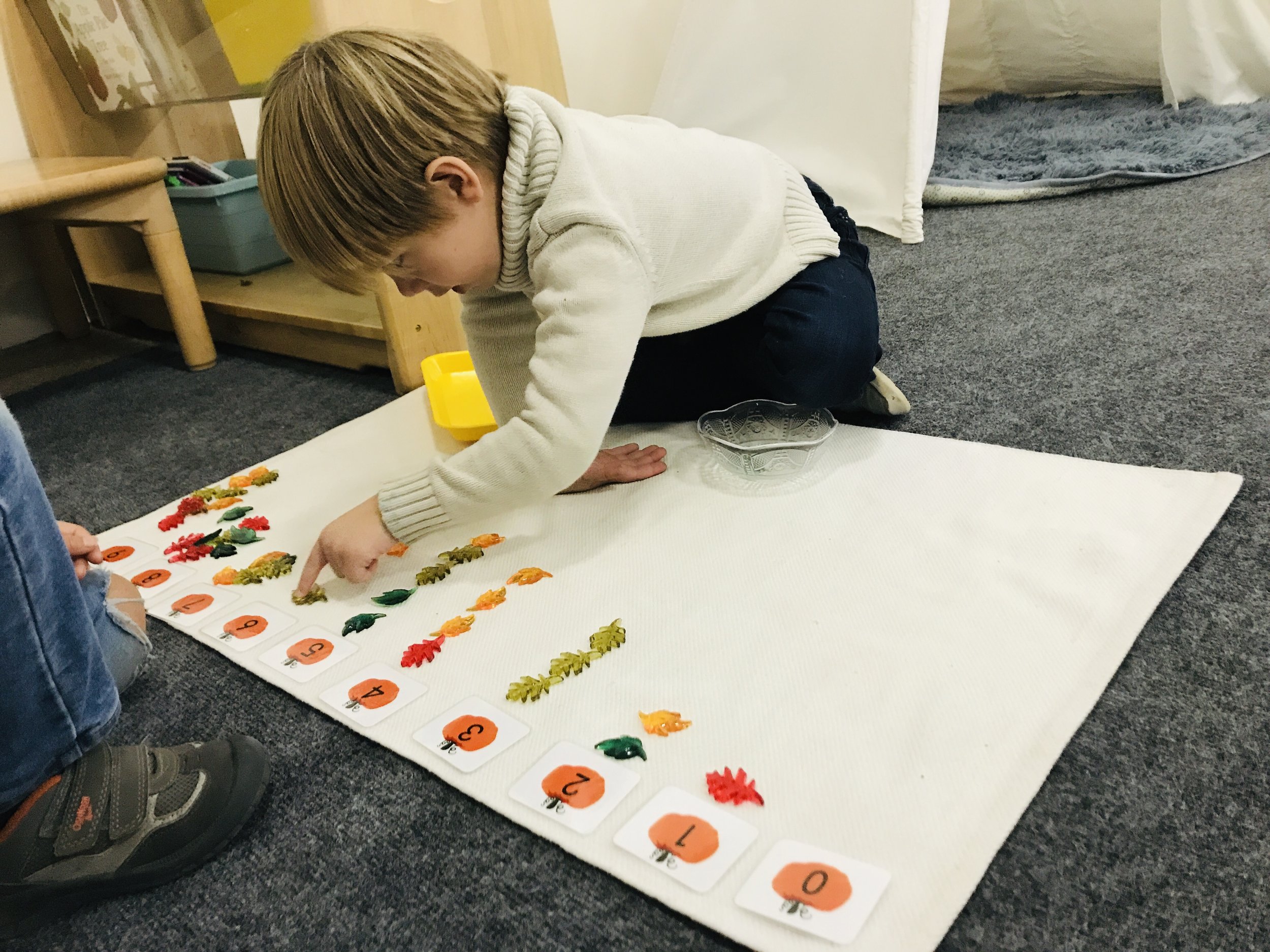 Counting autumn leaves