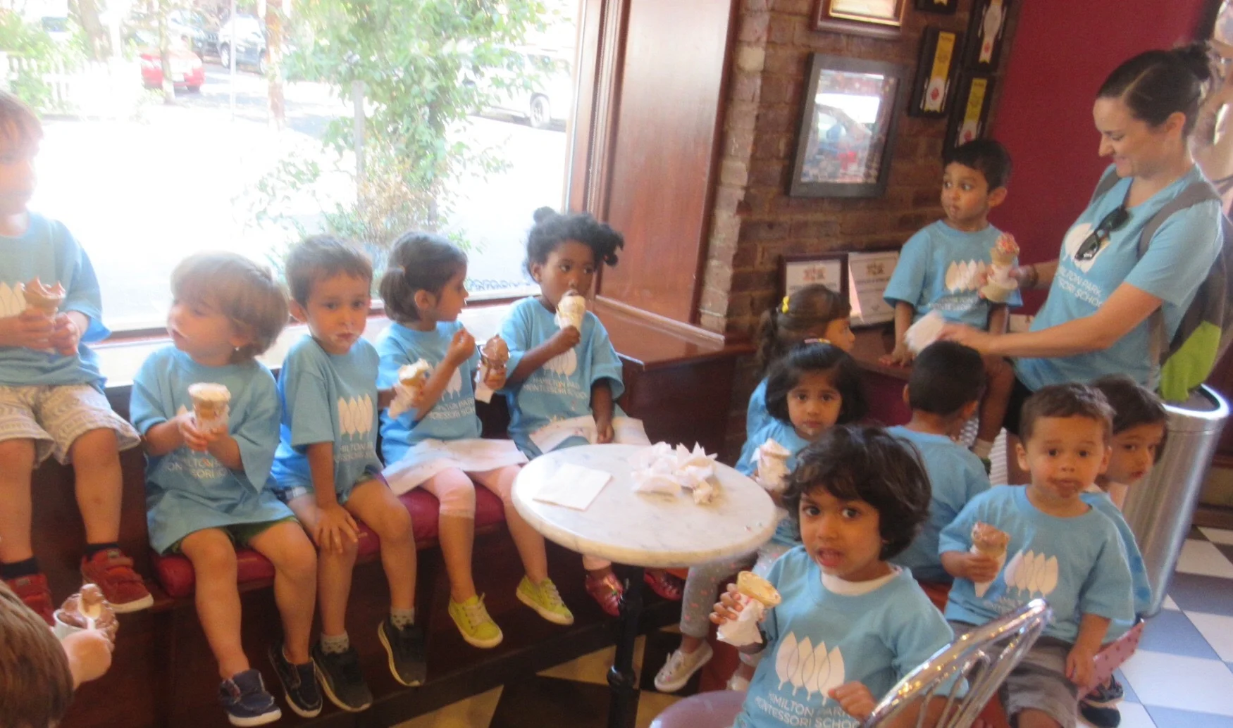Sticky smiling faces at Torico