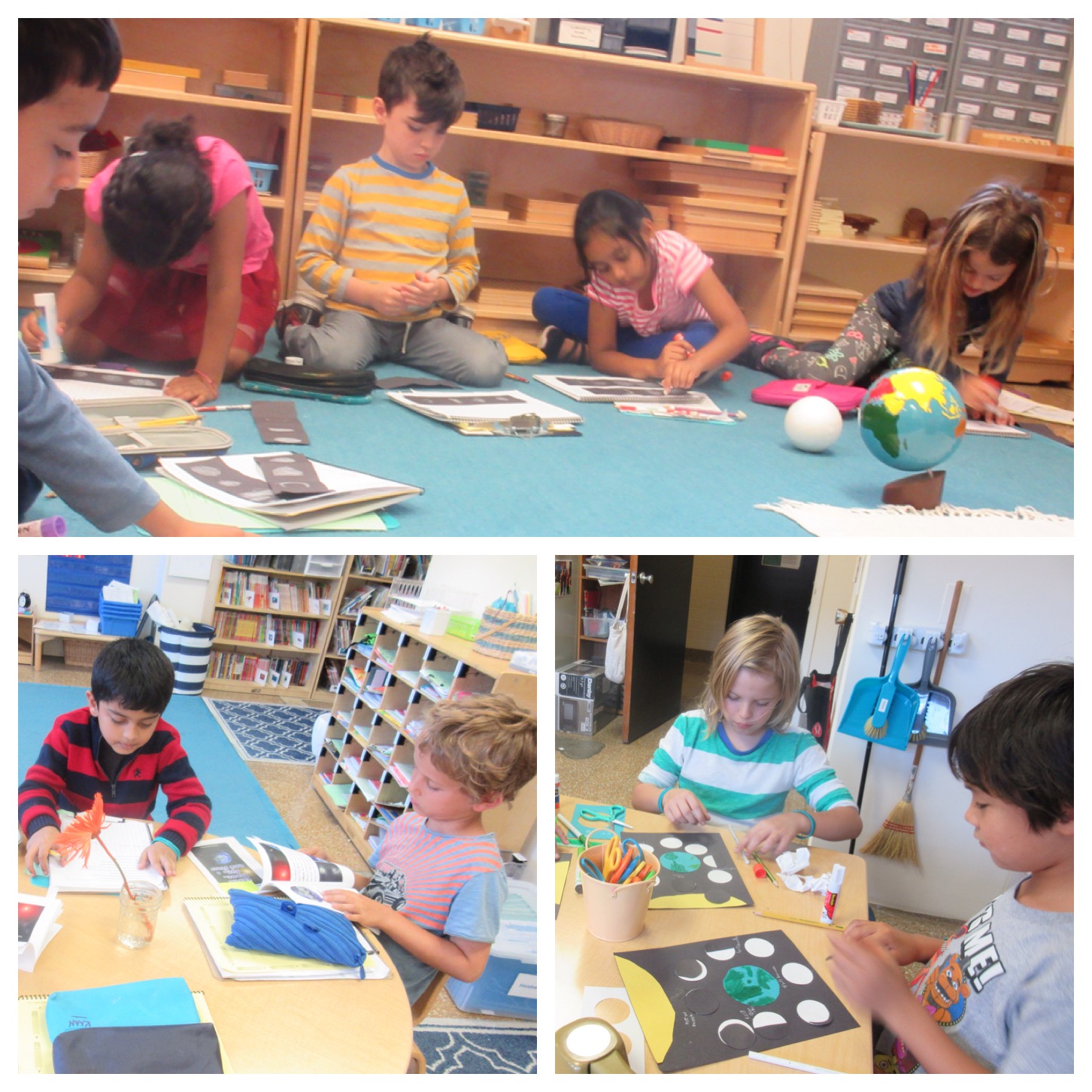Some of our Moon study follow up activities 