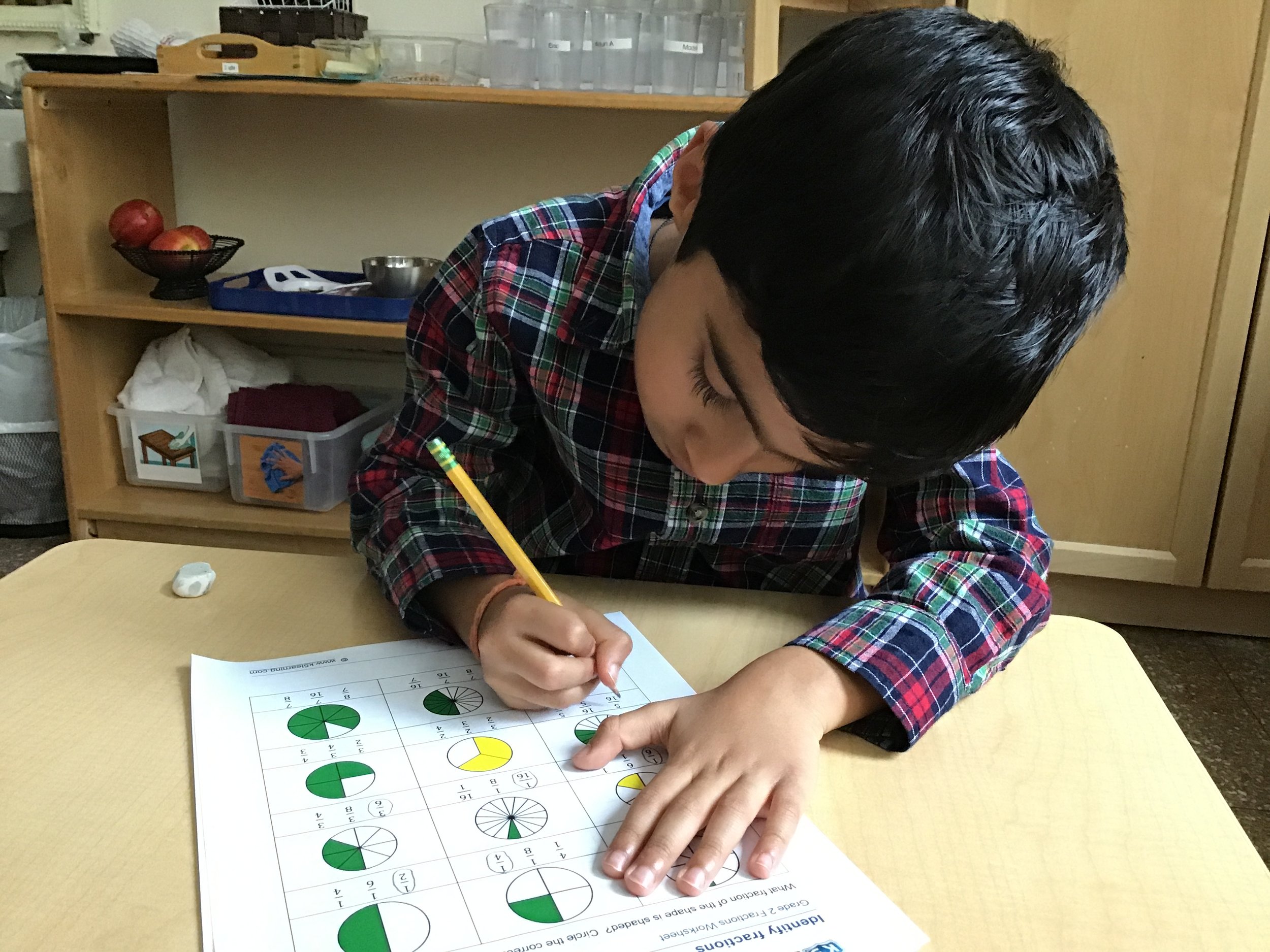 Determining fractions