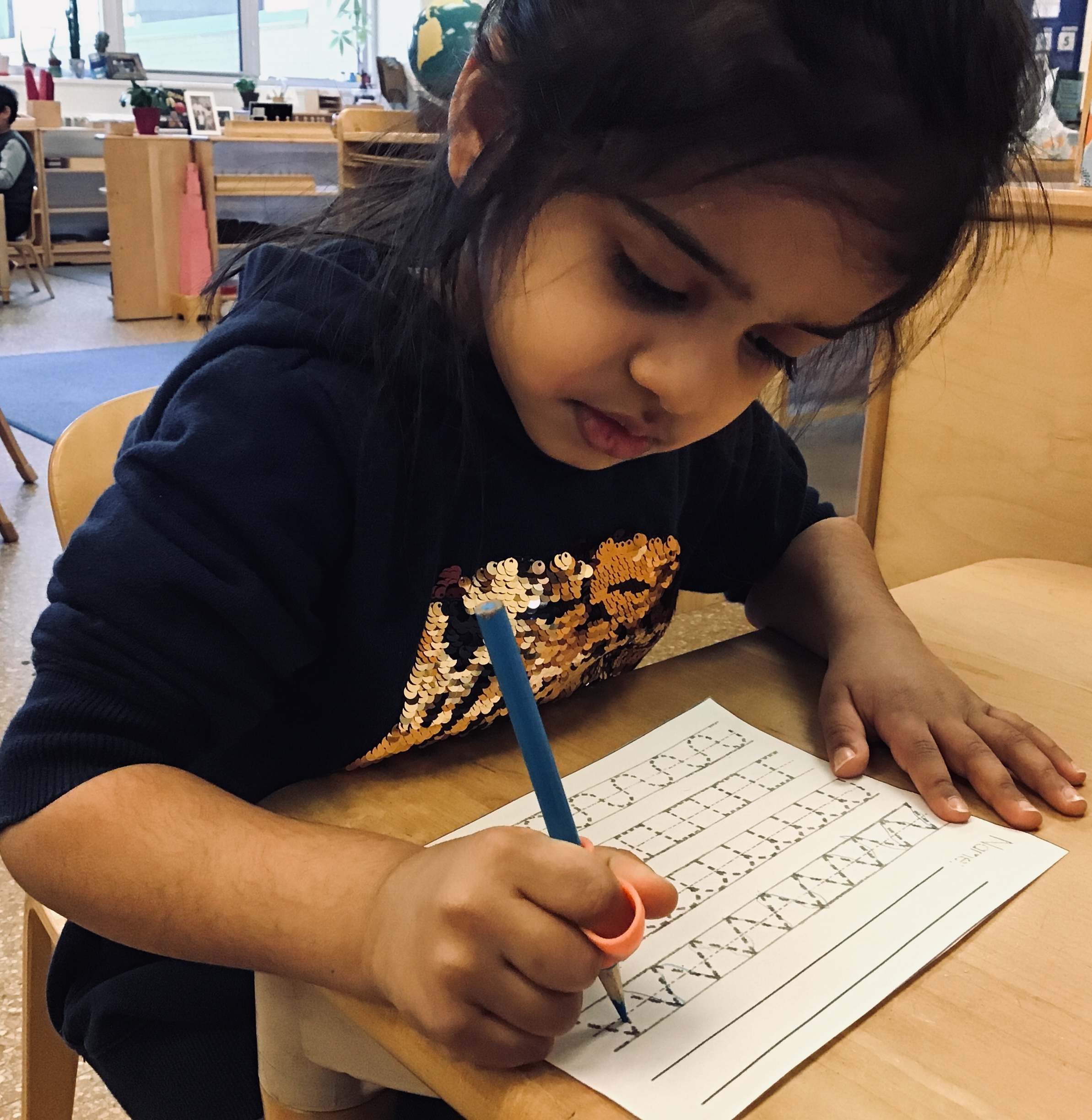 Building fine-motor skills for writing