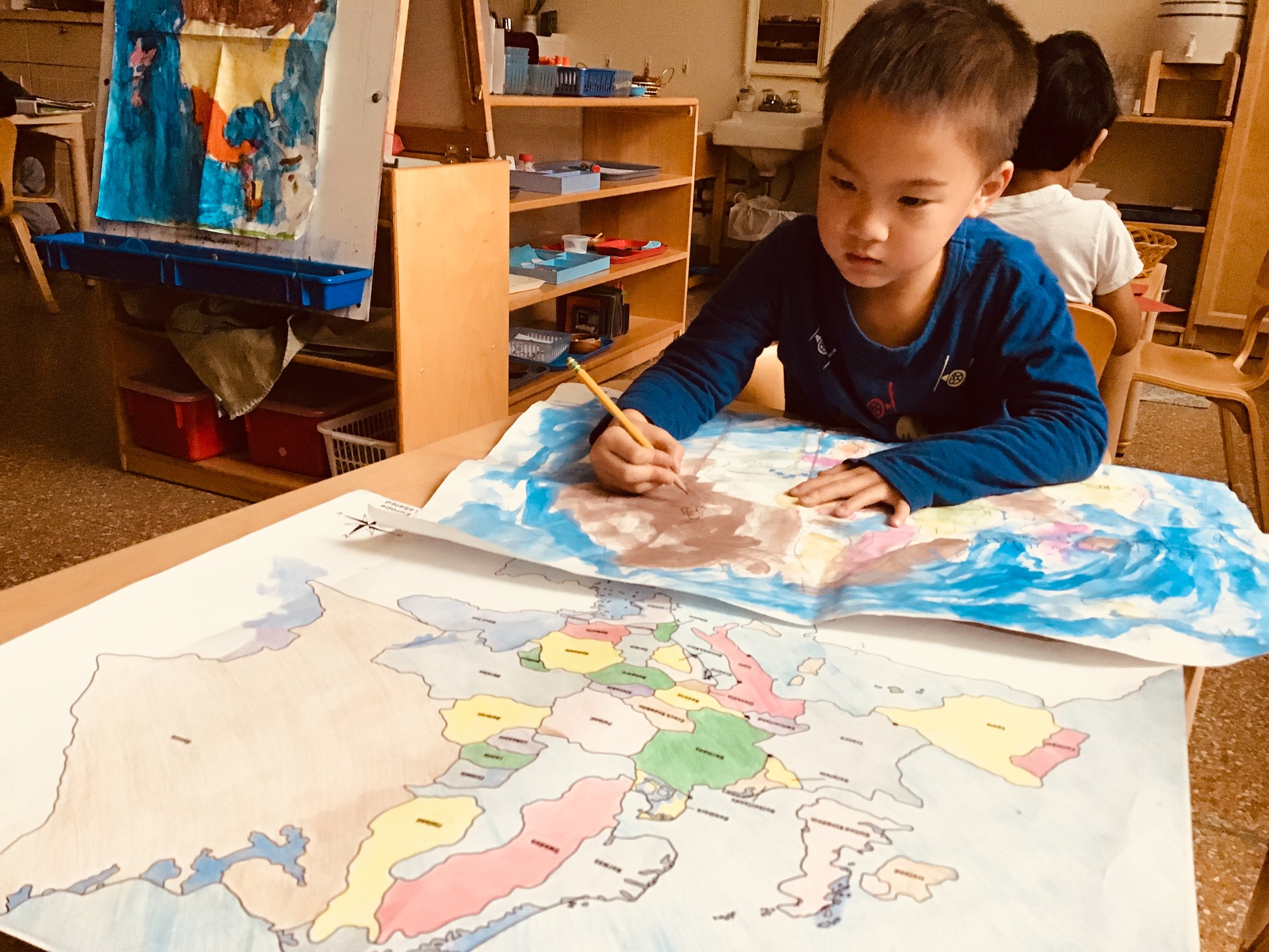 Creating the map of Europe