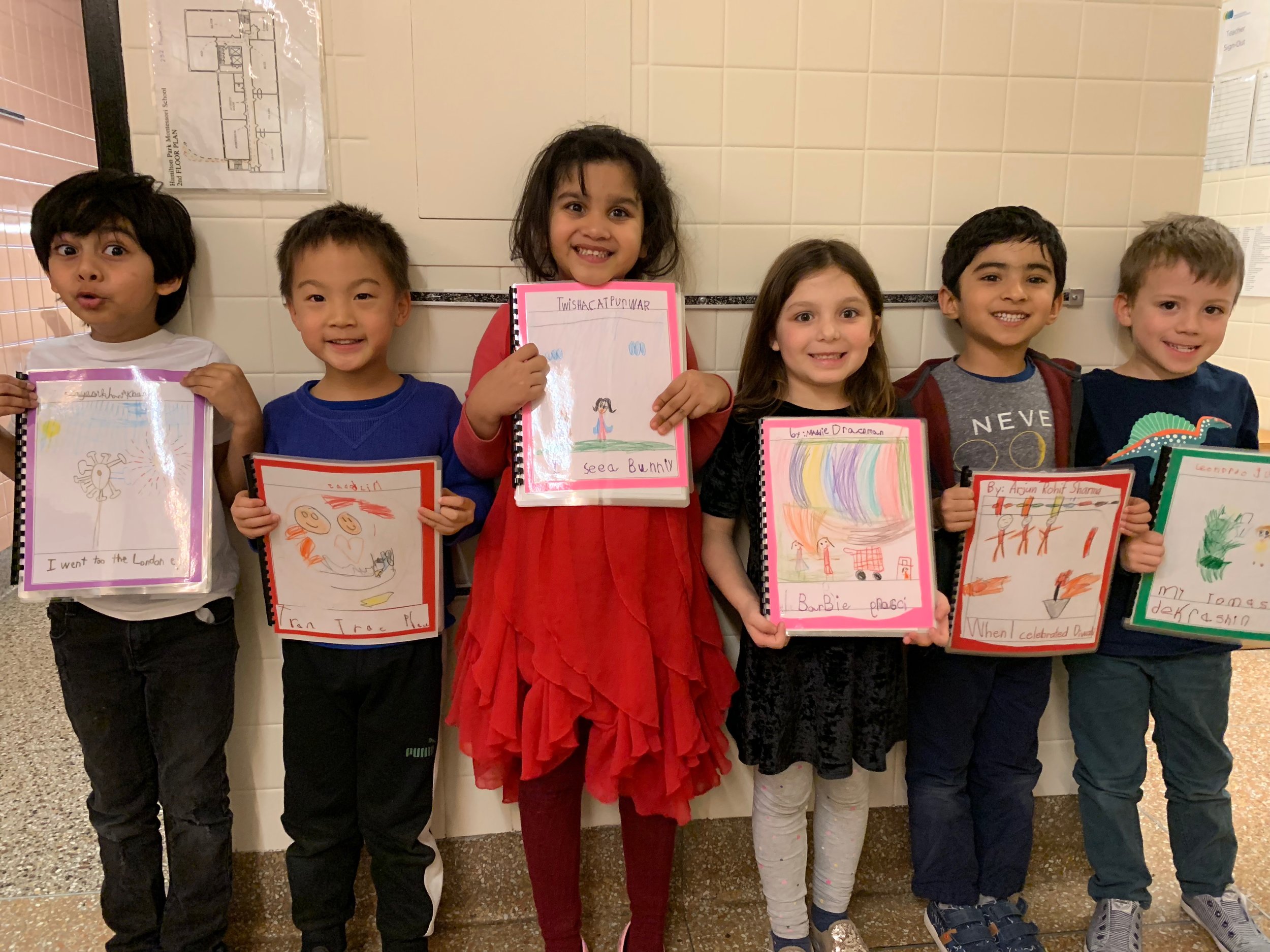 These proud little authors had their Small Moment Publishing Party this week