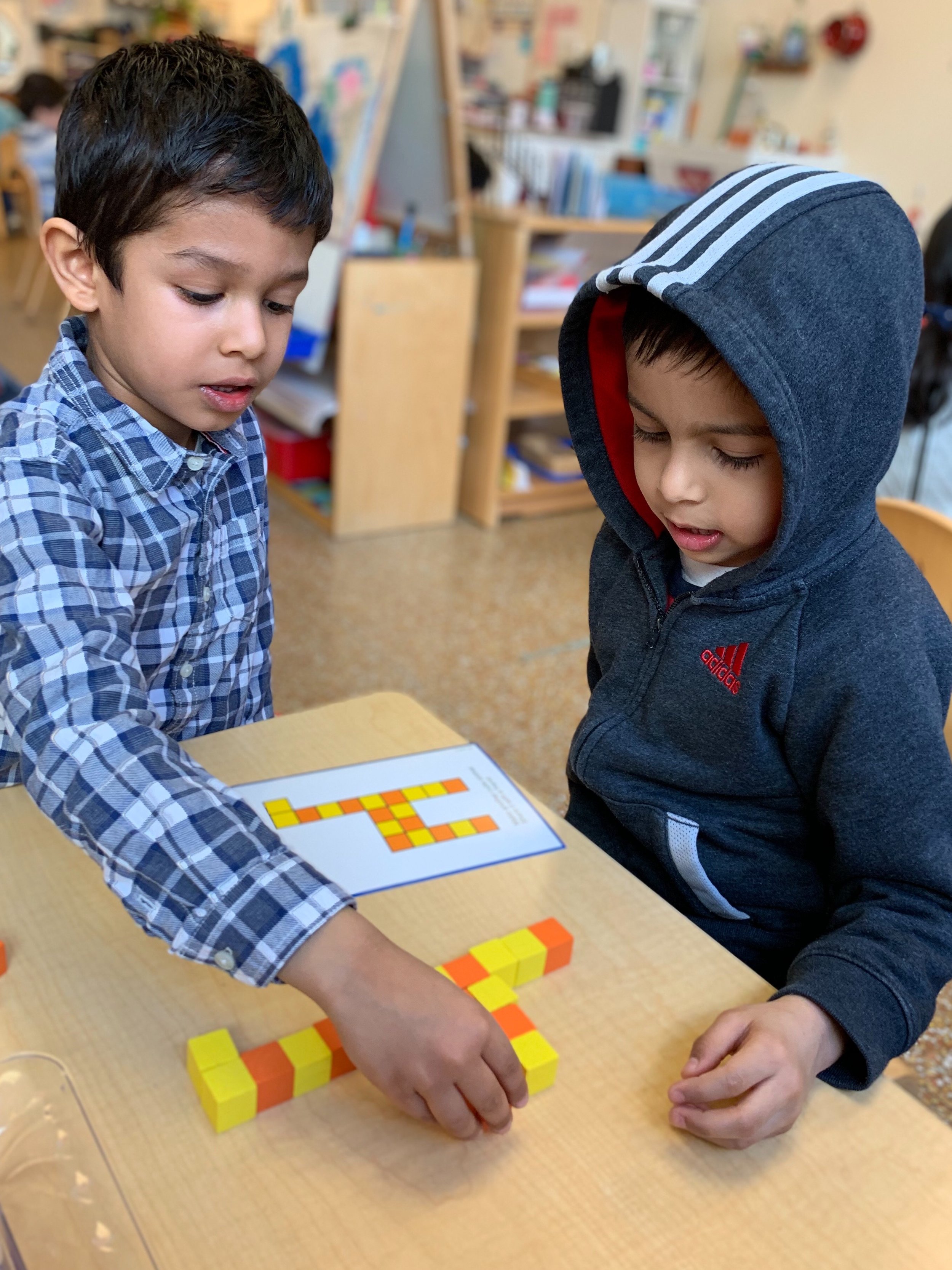 Collaborating to create the pattern