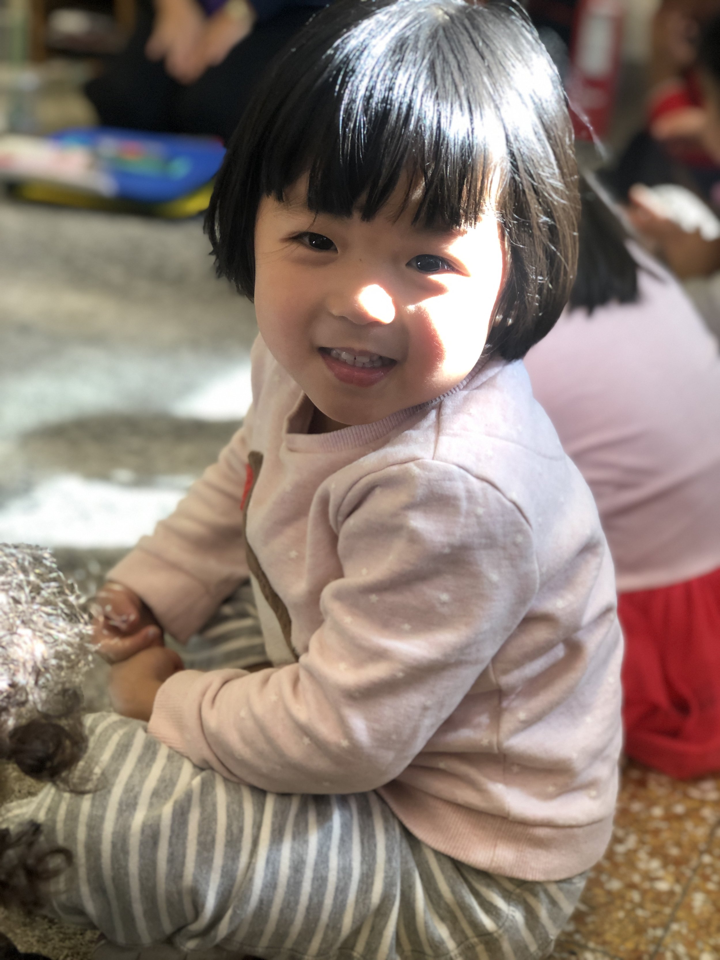 Happy to have music class!