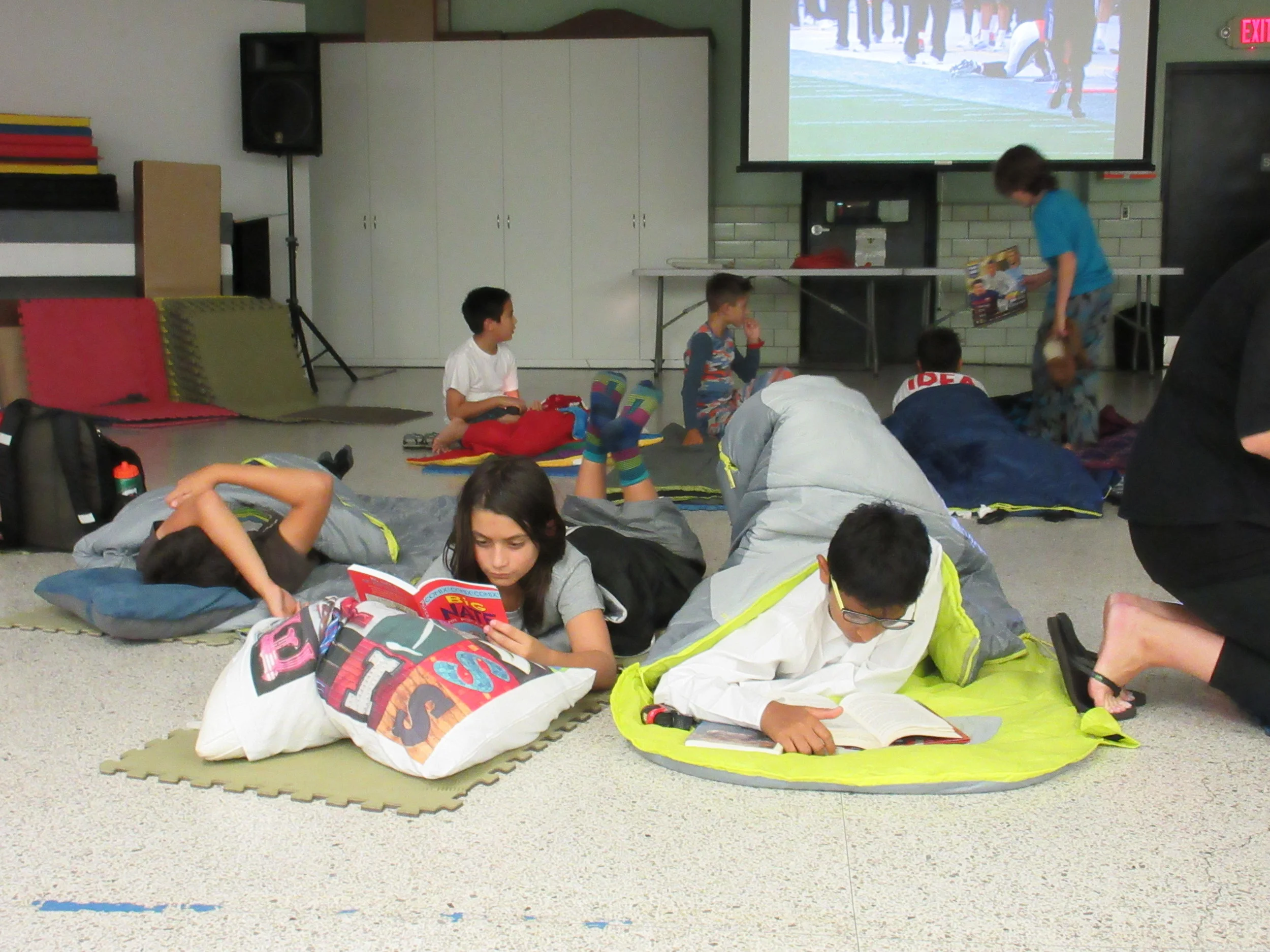 Some friends even found (sort of) quiet spots to read.