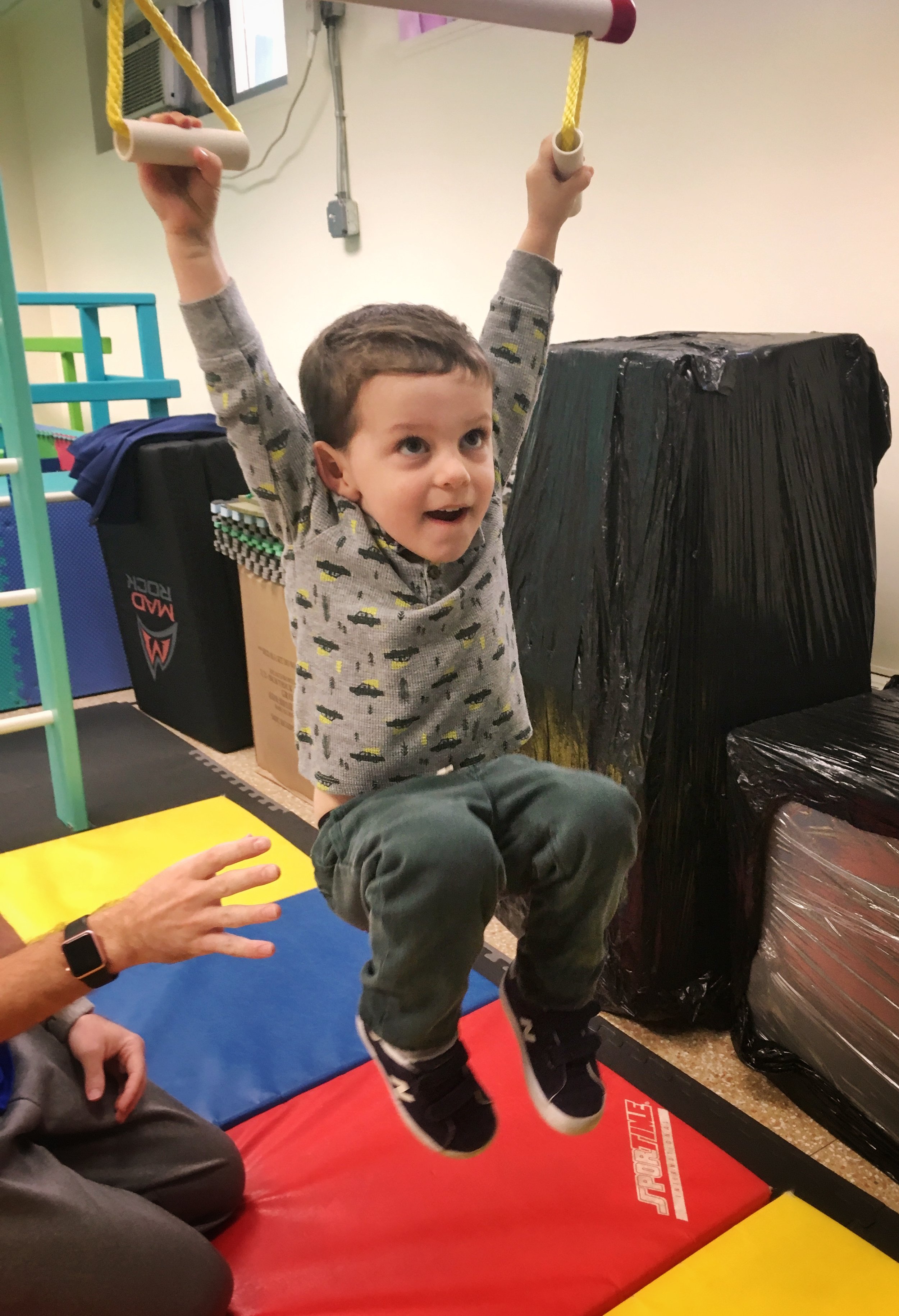 Born to zipline, apparently!