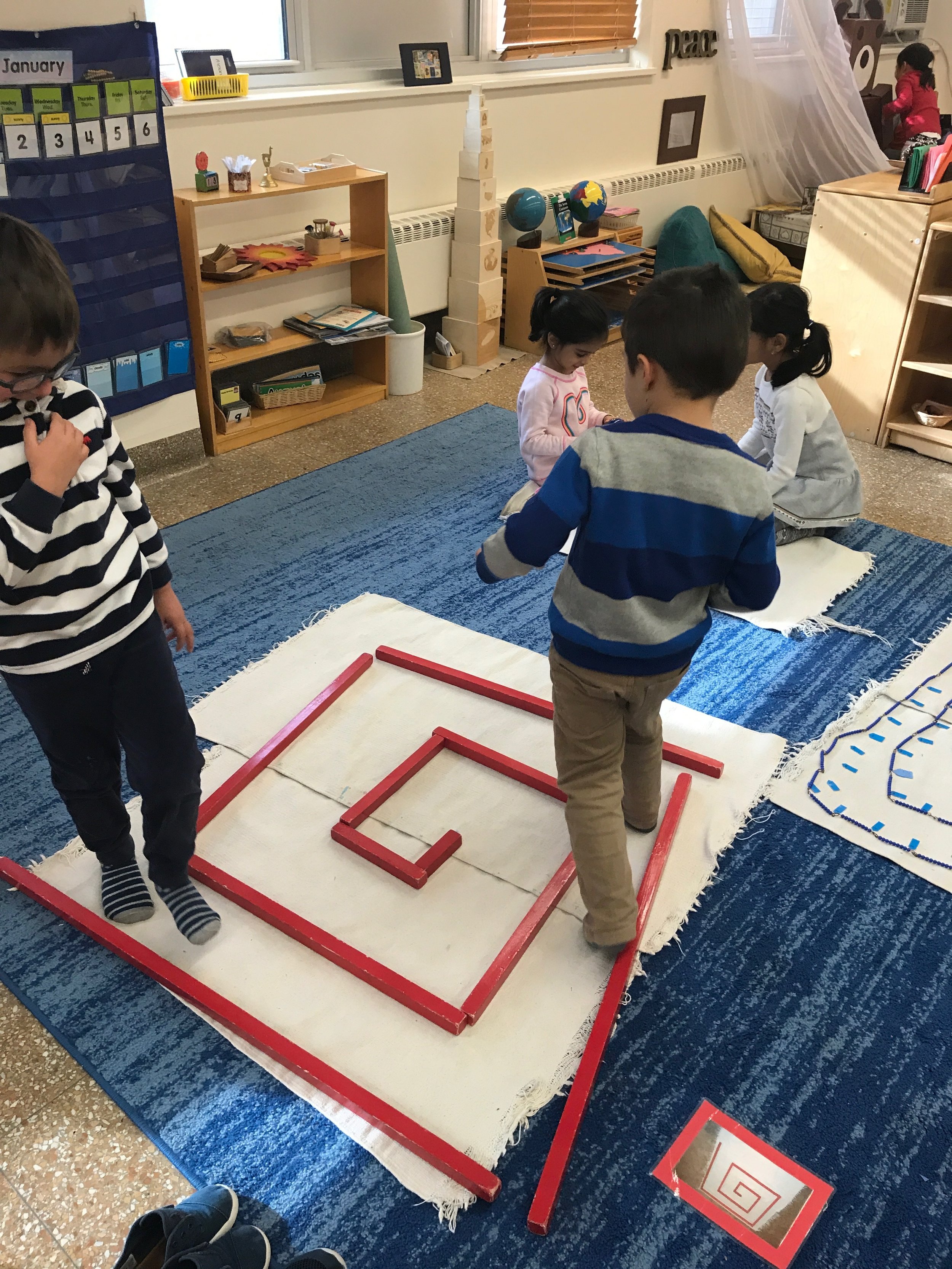 We love to walk the maze!
