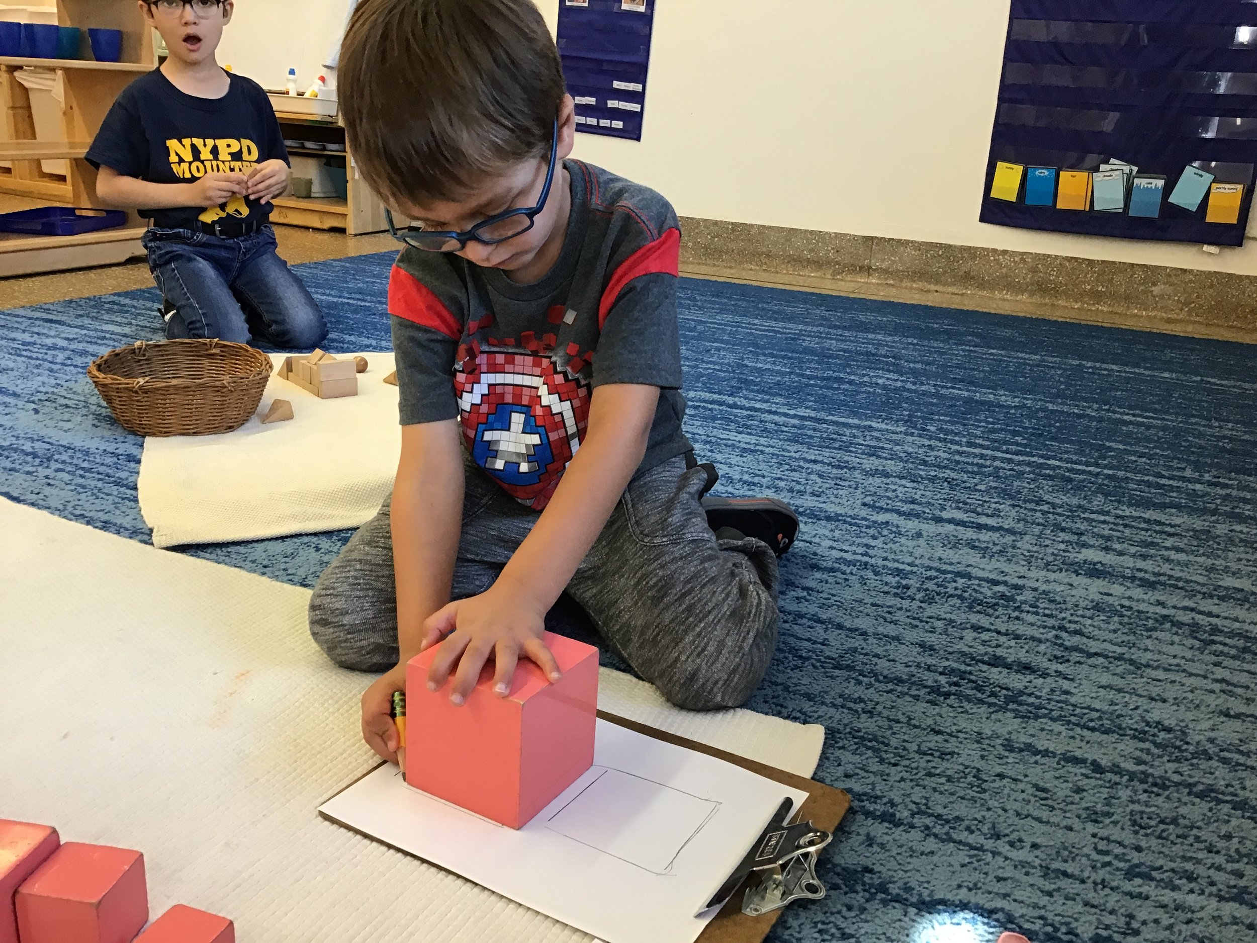 Tracing the Pink Tower...