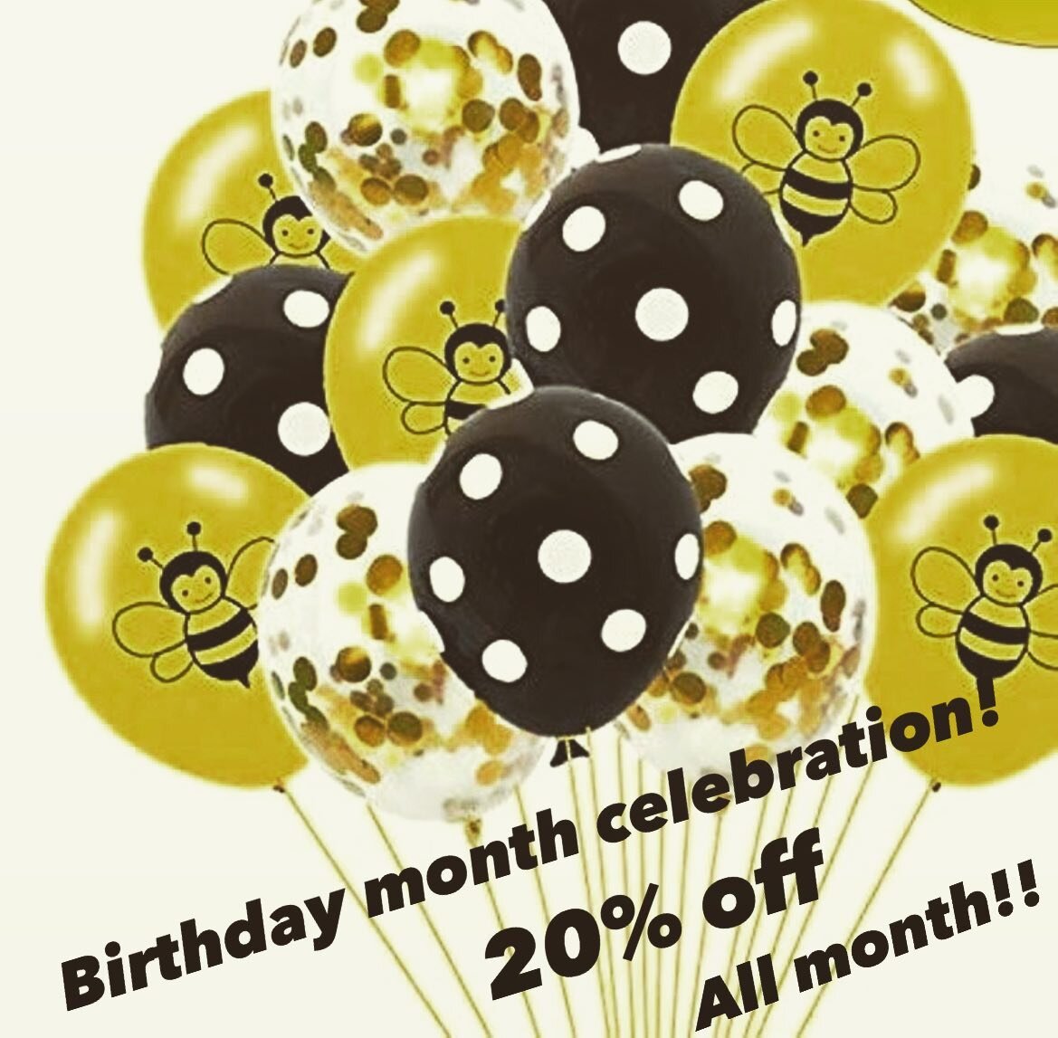 Today is the first day of my birthday month 👑🥳And because I celebrate all month long, YOU get to celebrate all month long! Take 20% off of orders $20 or more from now until the end of the month. 
Happy birthday to me! And happy unbirthday to you! ☕