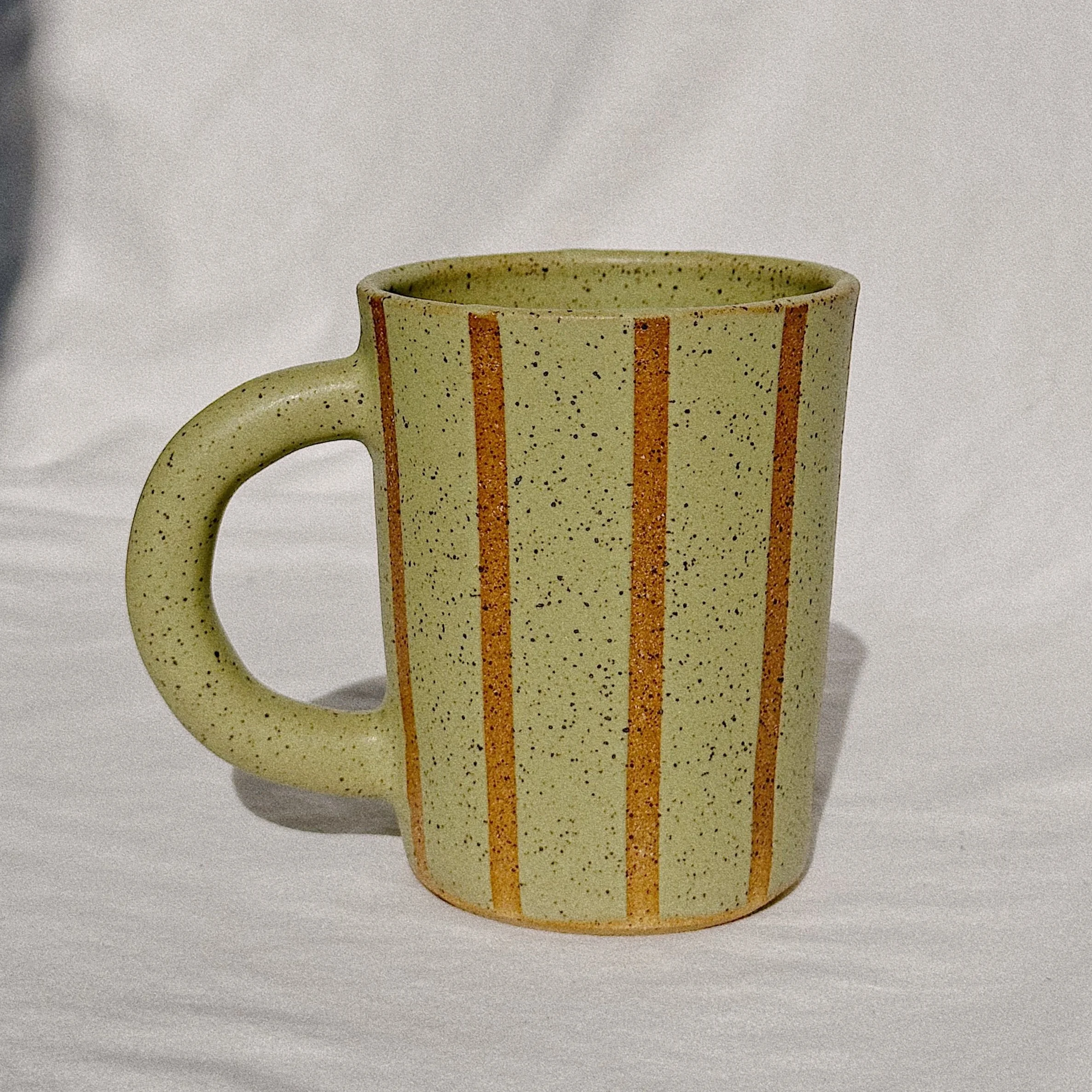 Tall Striped Mug