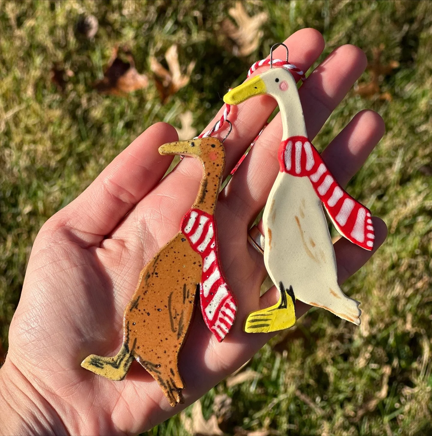 November Holiday Drop is LIVE 🎄🎉 The focus of this drop is the 2025 Ornament Collection 🦆🐟🐓🐴 🐈 🐷 Hope you love these as much as I enjoyed making them :) Link in bio to shop!!

Apart from ornaments, there&rsquo;s also a small amount of Tall Wa