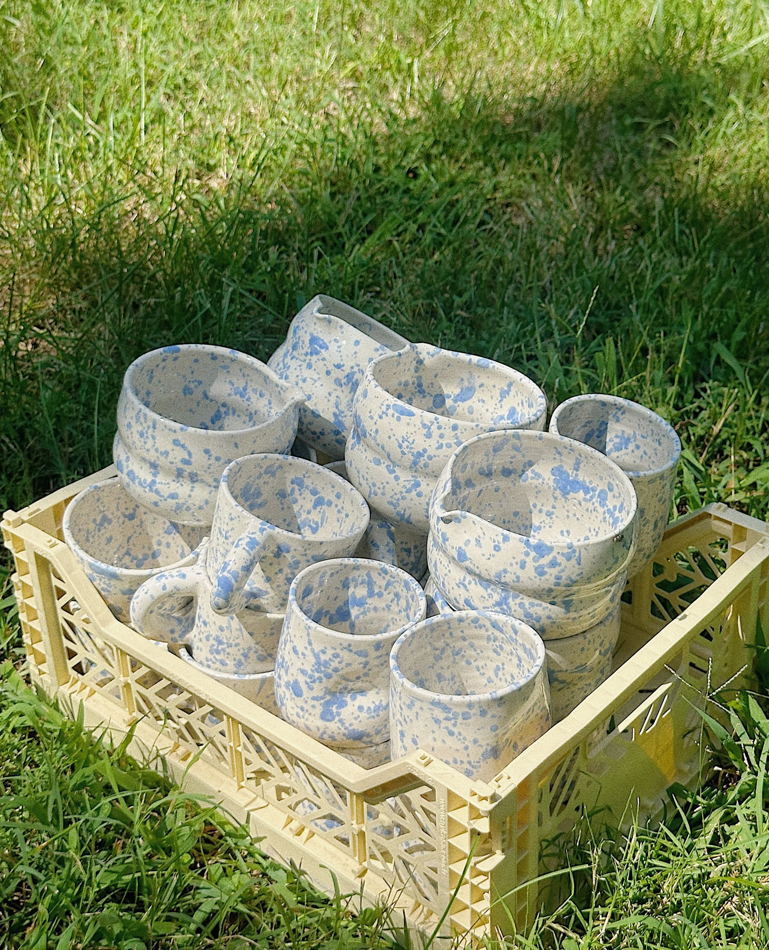 September Restock goes live TODAY at 1 pm EST 🌿🦋💖 

#ceramics #pottery #handmade #splatterware