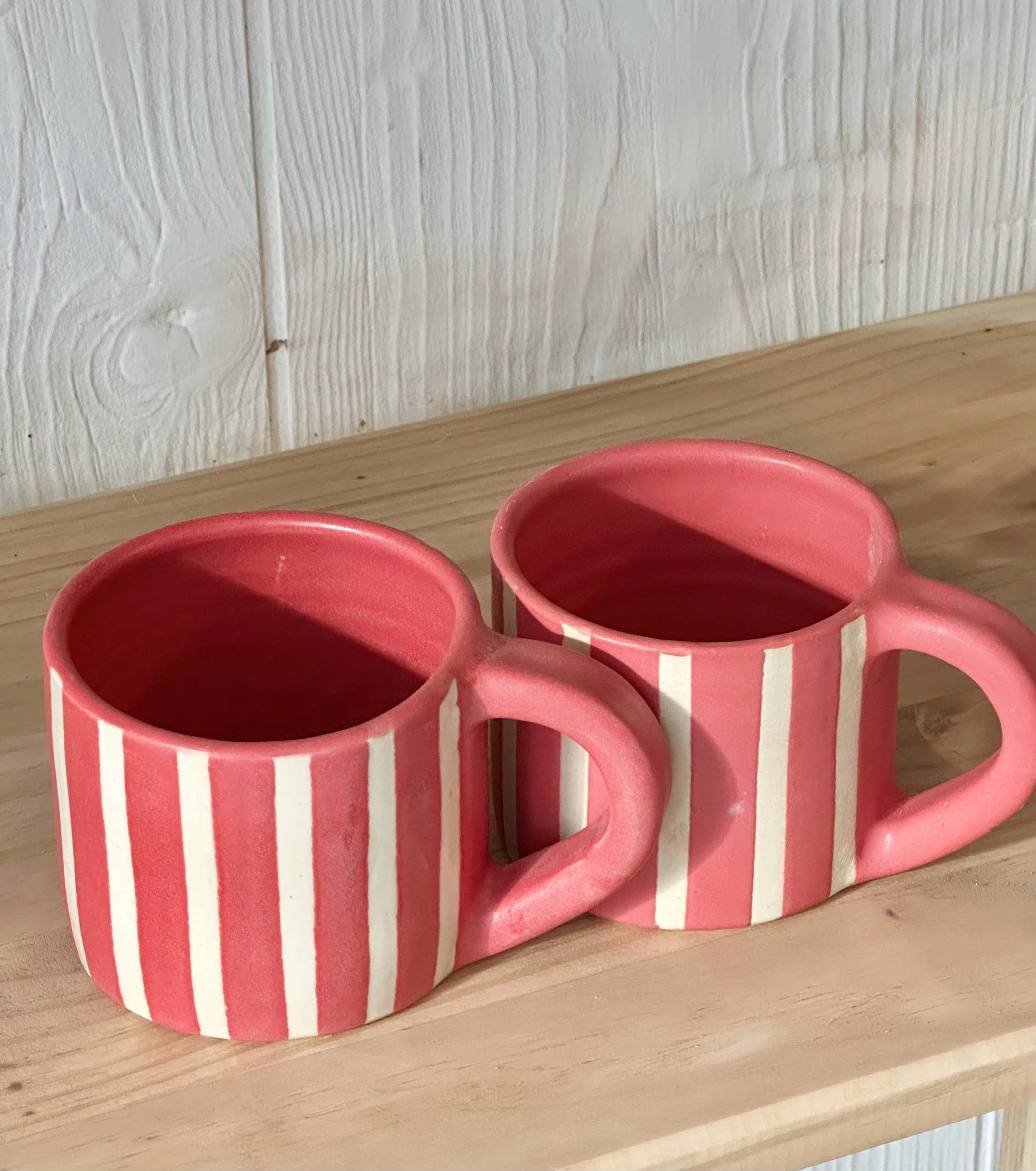 Striped Mug - Poppy