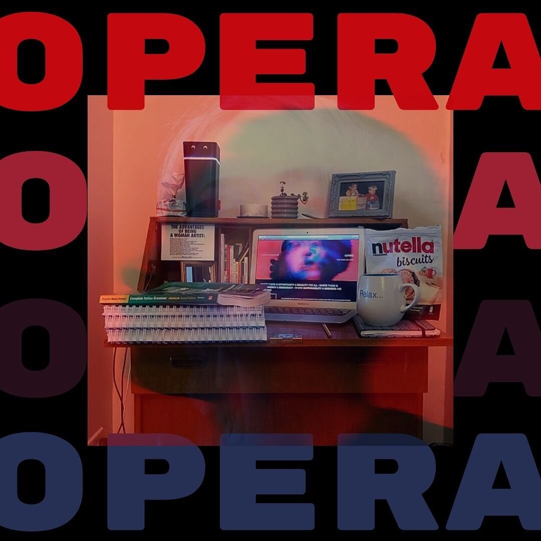 JOIN OUR LAUNCH on social media with #iconnectopera sharing how you stay connected to opera today + tag us @i_opera_ 
.
.
.
#operamakers #workingfromhome #homeoffice #freelancer #freelancersofinstagram #opera #operasingersofinstagram #director #produ