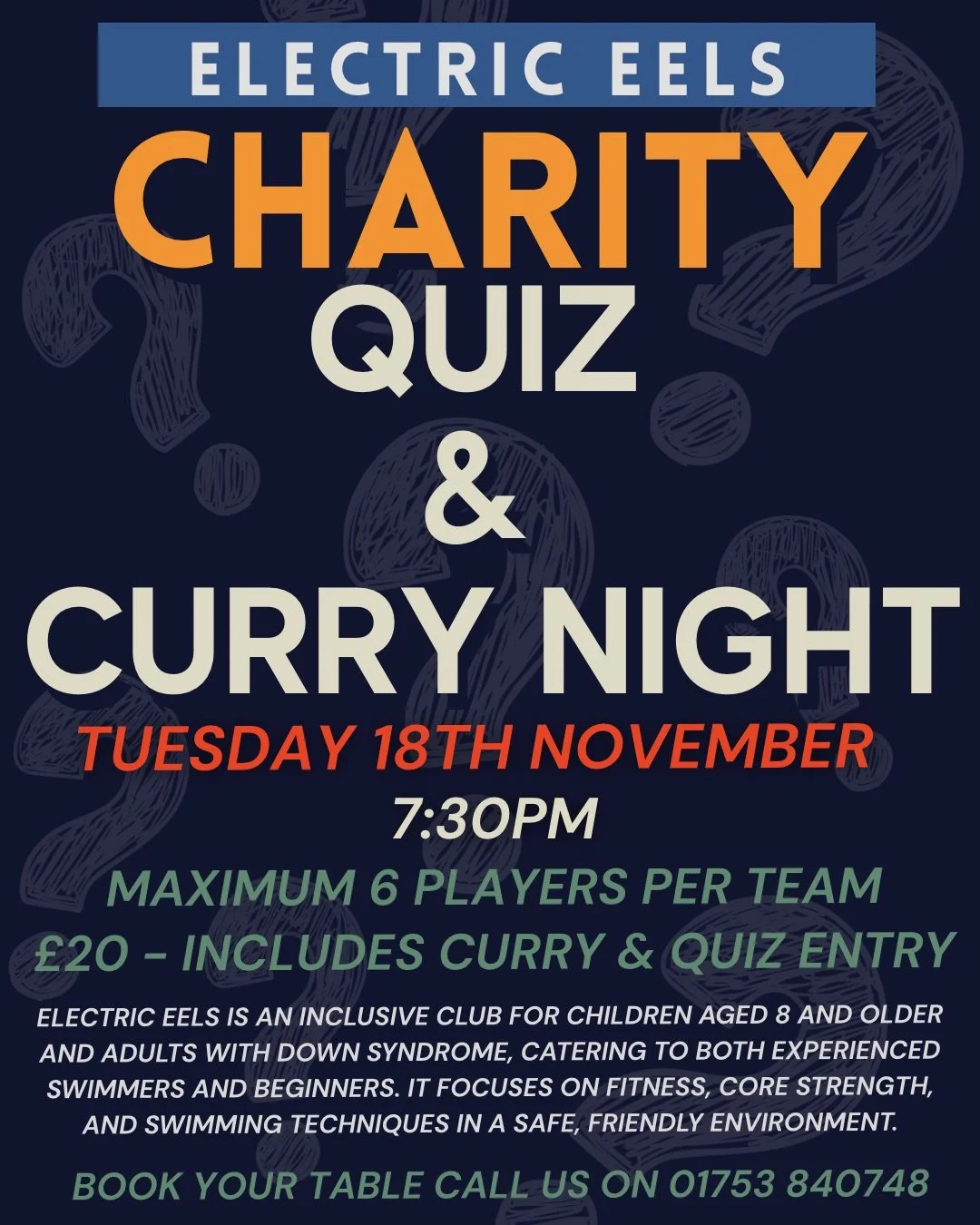 CHARITY QUIZ & CURRY NIGHT