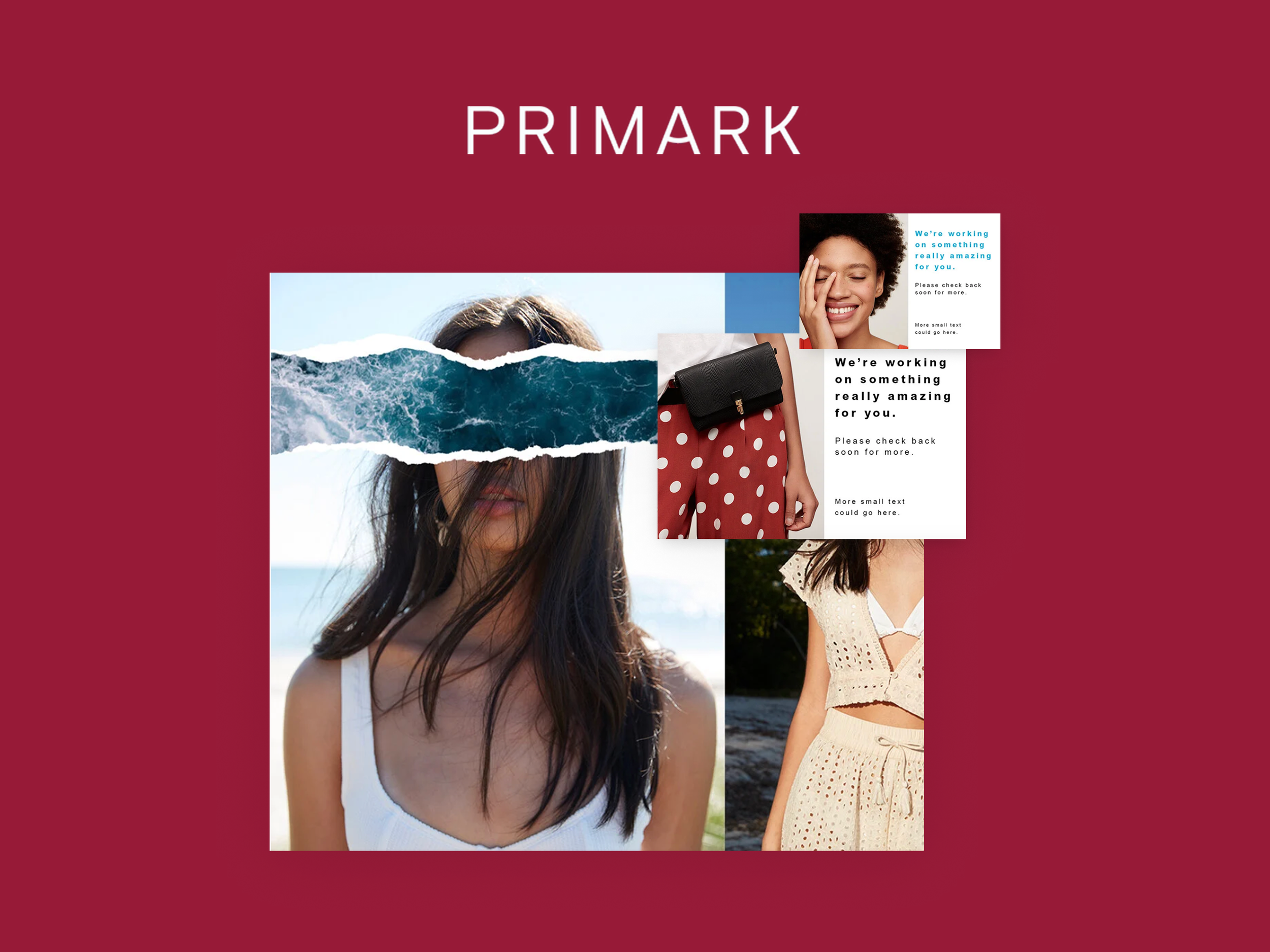 Primark micro-sites & event pages