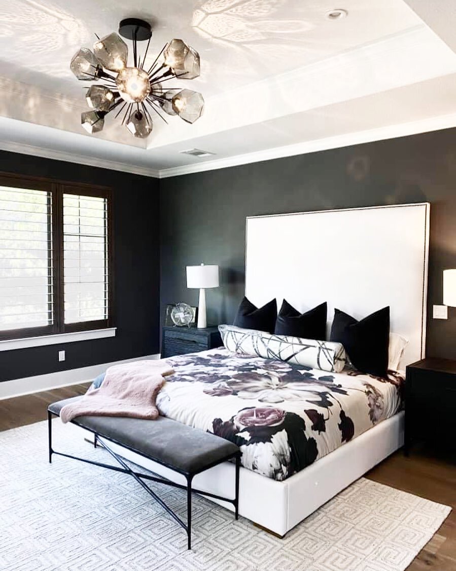 Mid-install but too good to not share. If it were our room, we&rsquo;d never leave the bedroom 😍 #atxinteriordesigner #atxinteriordesign #austininteriordesign #austininteriordesigner #interiordesign