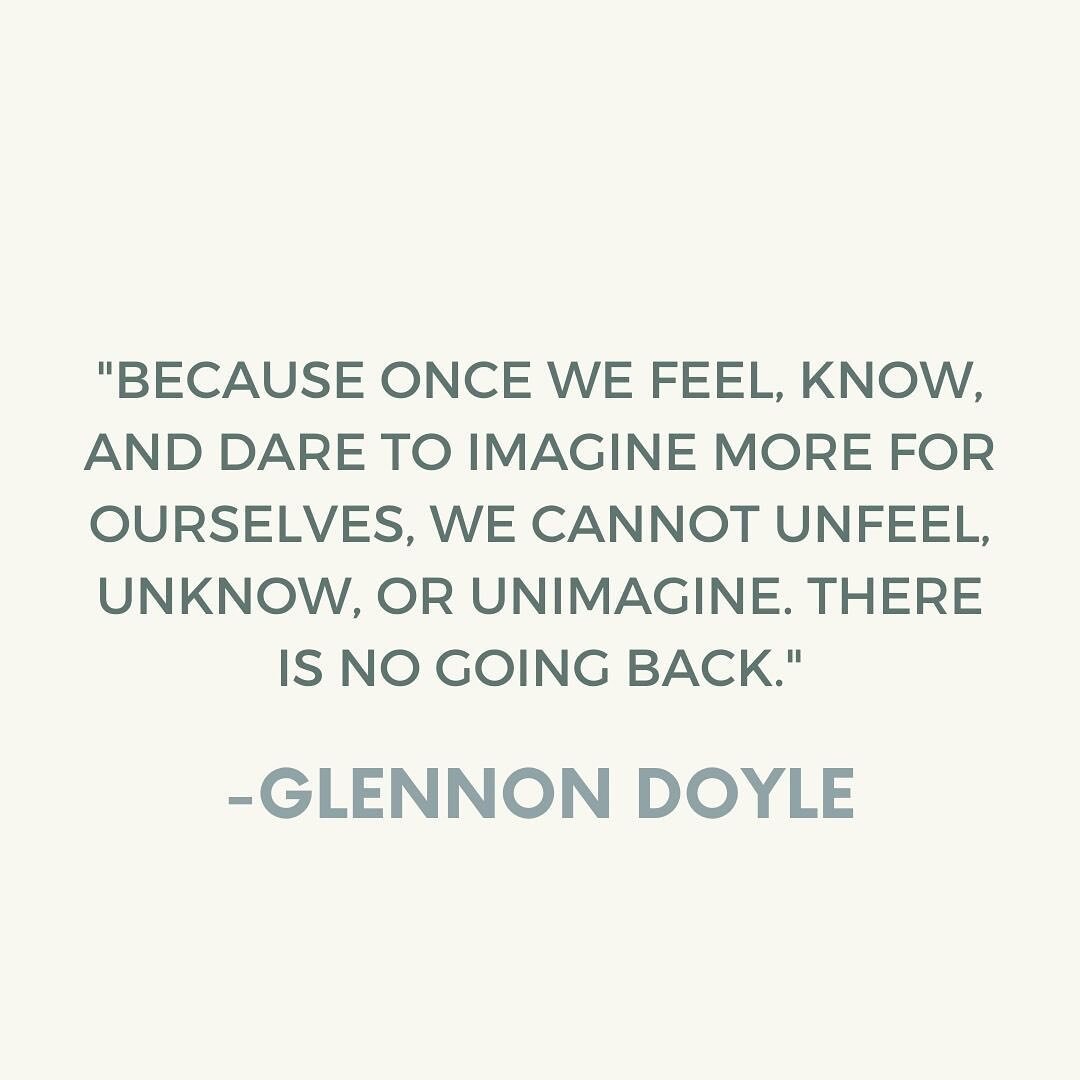There is no going back 💫
I dare you to imagine more this week!

As my absolute favourite @glennondoyle said, we can do hard things 🙌🏼

#augustmarketing 
~~~

#instagramforbusiness #instagrammarketingtips #instagrammarketingstrategy #marketingcoach