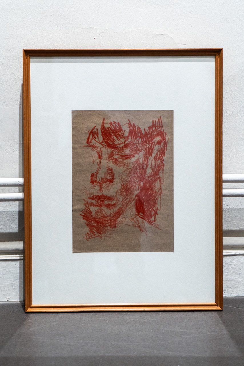 Blik op mezelf, 2025
 
oliepastel op papier
 
25 x 35 cm
 
350 €