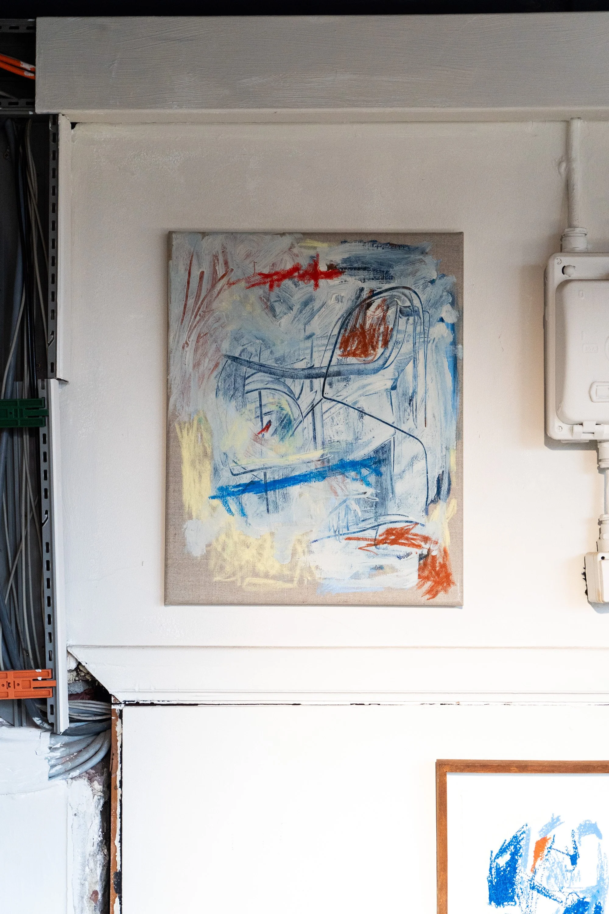 chaos in kleur
 
acryl en oliepastel op doek
 
30 x 40 cm
 
€ 330,-