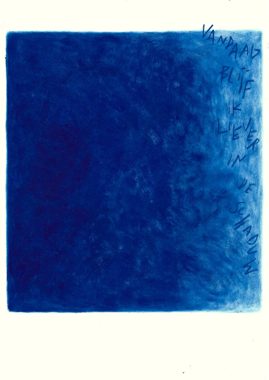 Op zoek naar oever 24, 2025
 
olieverf & potlood op papier
 
21 x 29,7 cm
 
230 €