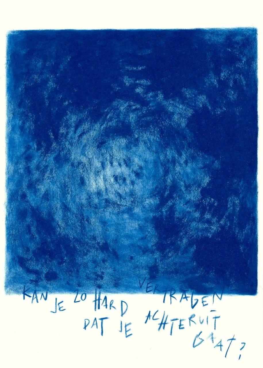 Op zoek naar oever 12, 2025
 
olieverf & potlood op papier
 
21 x 29,7 cm
 
230 €