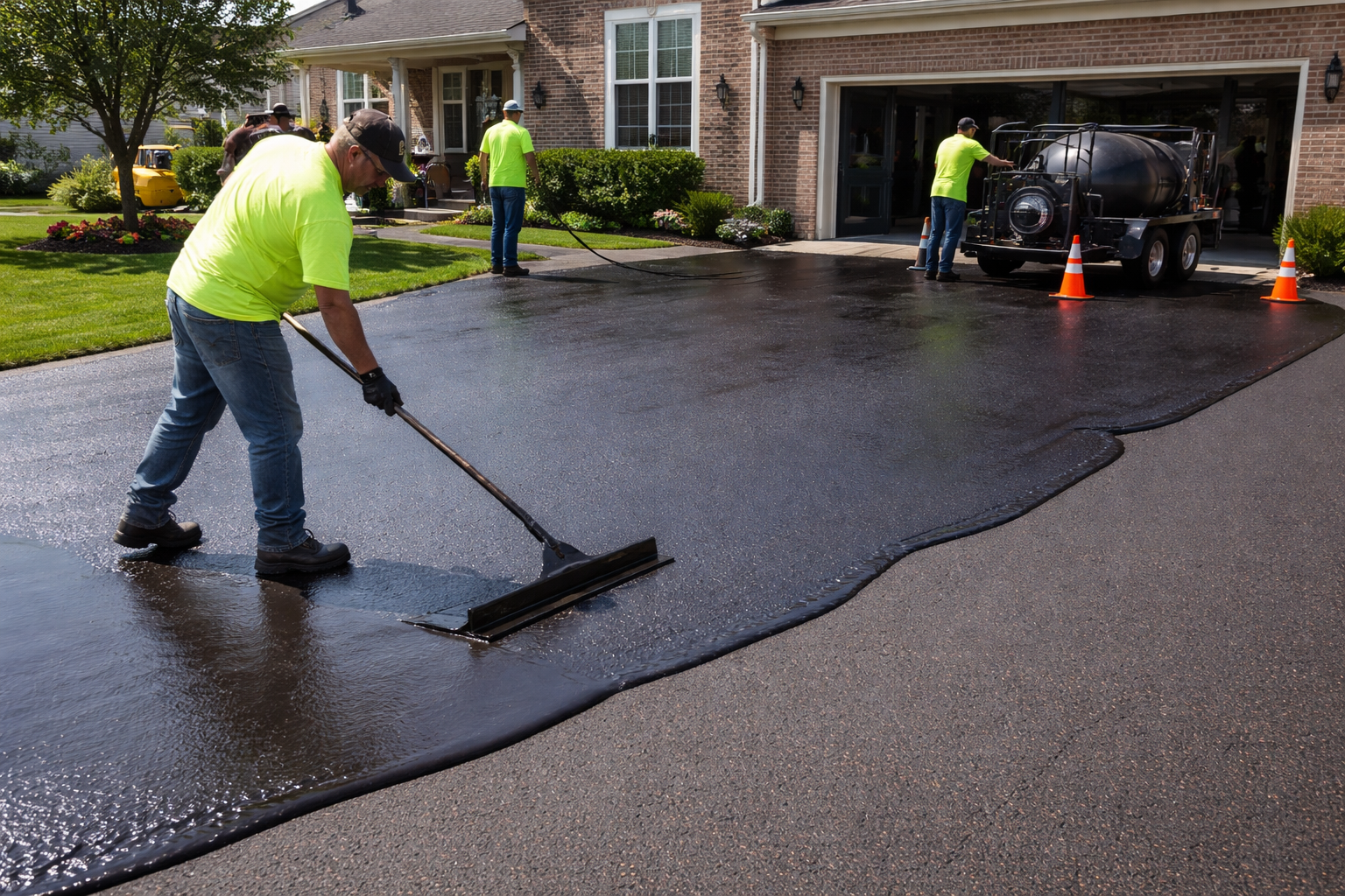 Engineering Perspective: The Structural Benefits of Asphalt Sealcoating in Extreme Climates