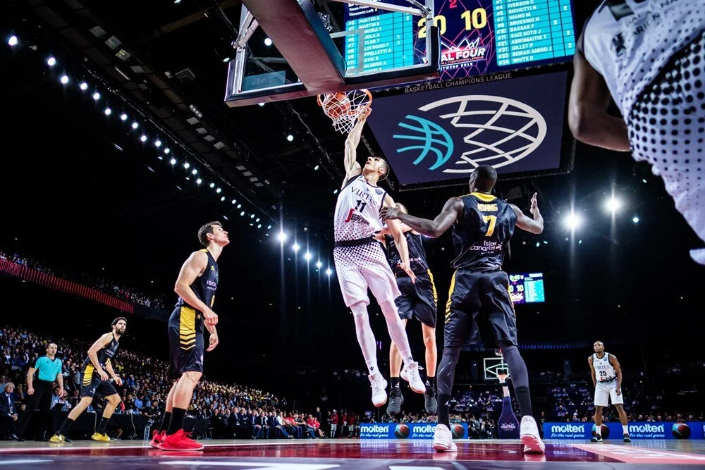  Before embarking on a career in Europe, Kravic played for the York University Lions in Toronto and Texas Tech in the NCAA.  (Photo: Virtus Segafredo Bologna).  