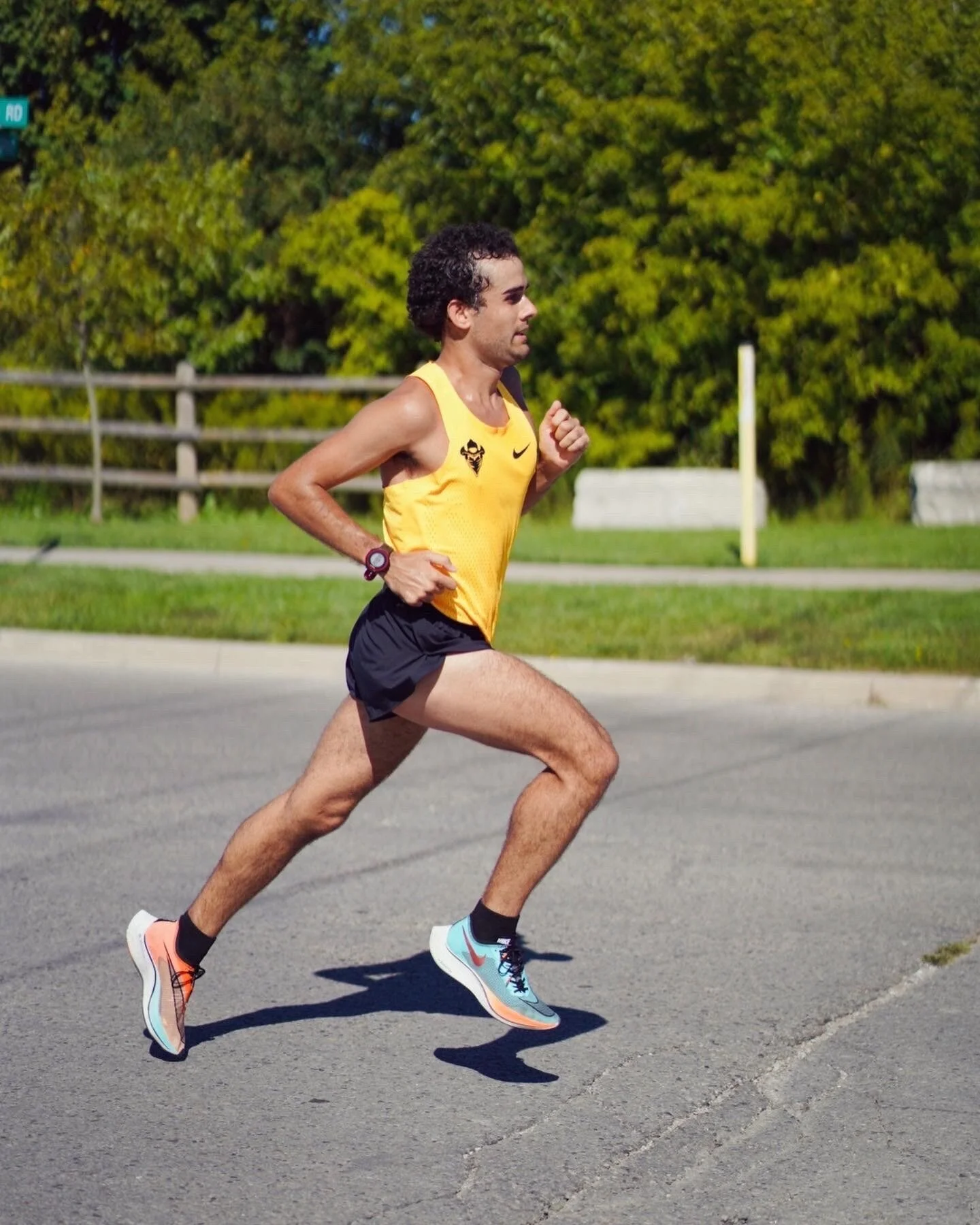  The pandemic has meant logging many miles alone for Parrot-Migas, who has enjoyed reconnecting — when allowed — with his teammates for workouts.  (Photo courtesy Phil Parrot-Migas).  