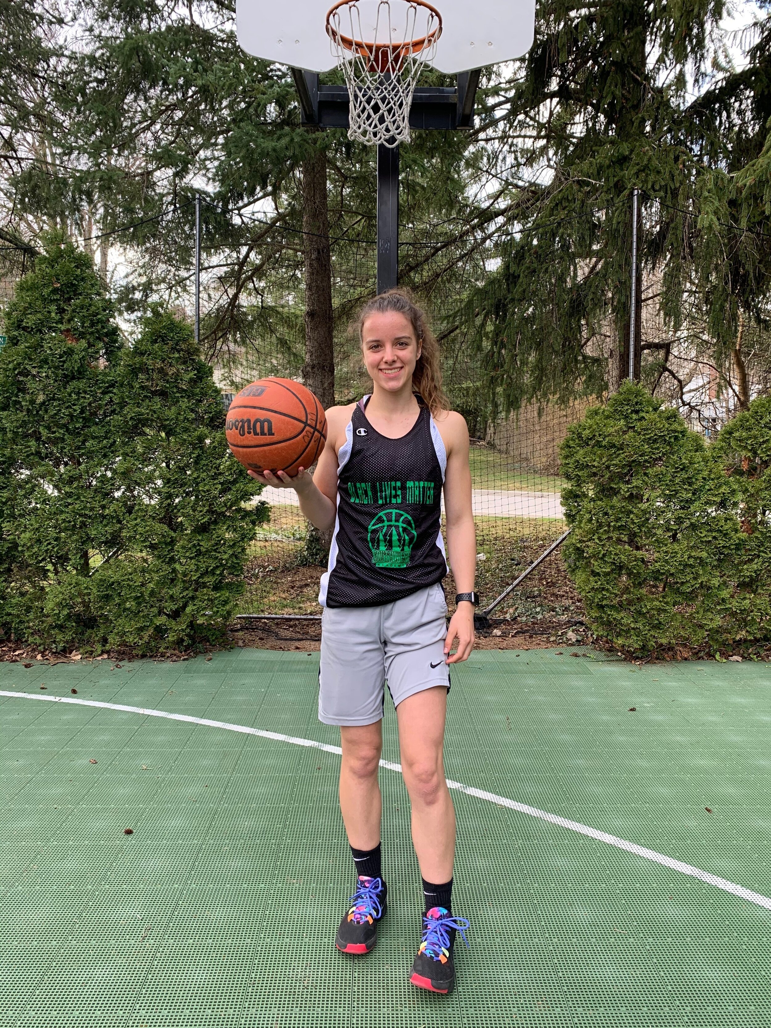  Haley, the elder Stinebrickner, is headed to Stetson University to play Division I hoops.  (Photo courtesy Stinebrickner family).  