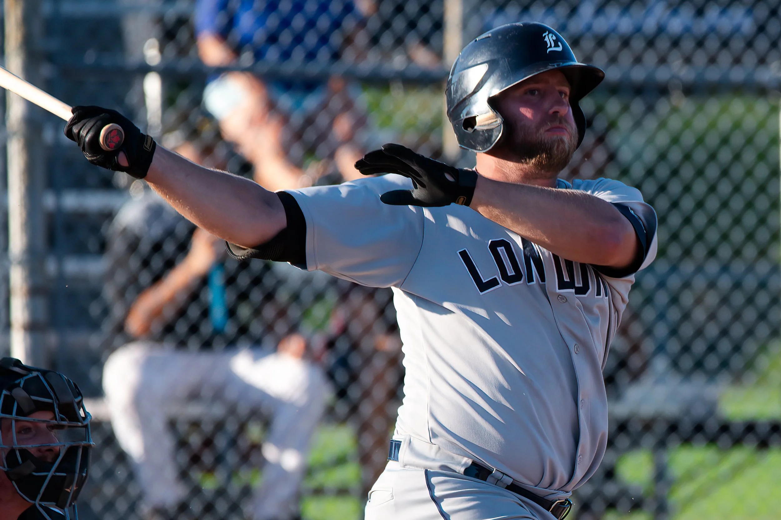 Byron Reichstein, last year’s team MVP who re-joined the Majors on Canada Day, has been rounding into form as the playoffs approach. (Photo: Matt Hiscox Photography).