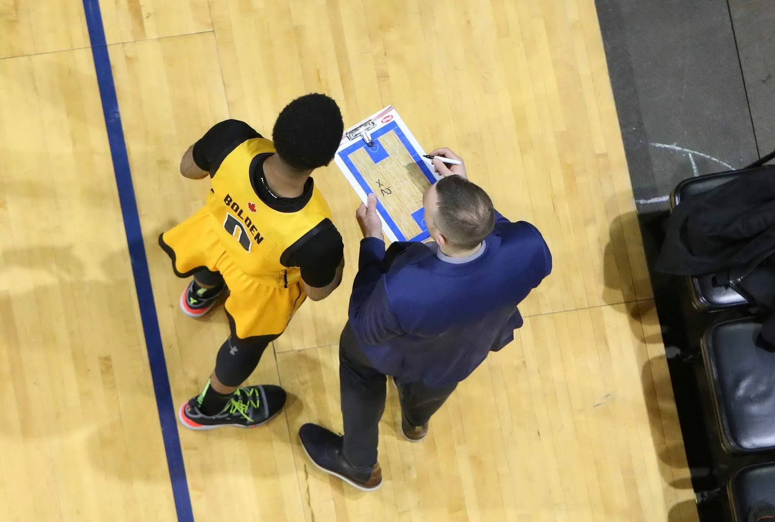   Bolden with Lightning head coach Doug Plumb. (Photo: Luke Durda).  