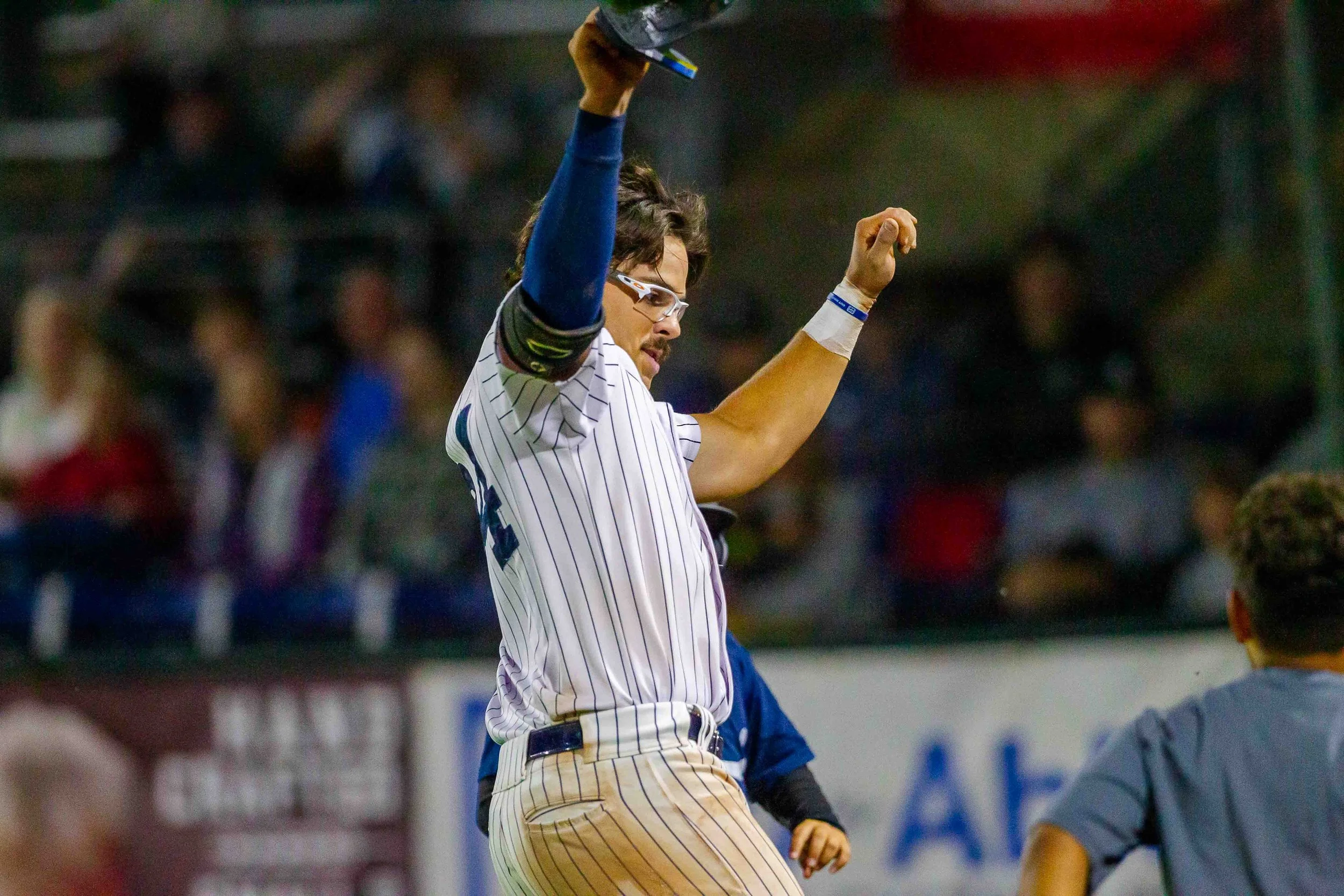   Kaiden Cardoso is enjoying a fantastic first season with the Majors. Heading into action Thursday night, July 4, the first baseman led the league with a .395 batting average. (Photo: Matt Hiscox Photography).  